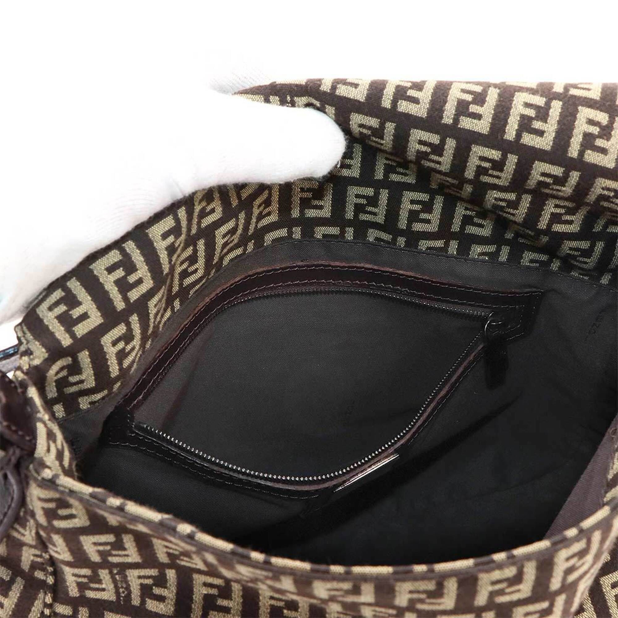 Canvas Leather Shoulder Bag (Pre-Owned) - Fendi - Modalova
