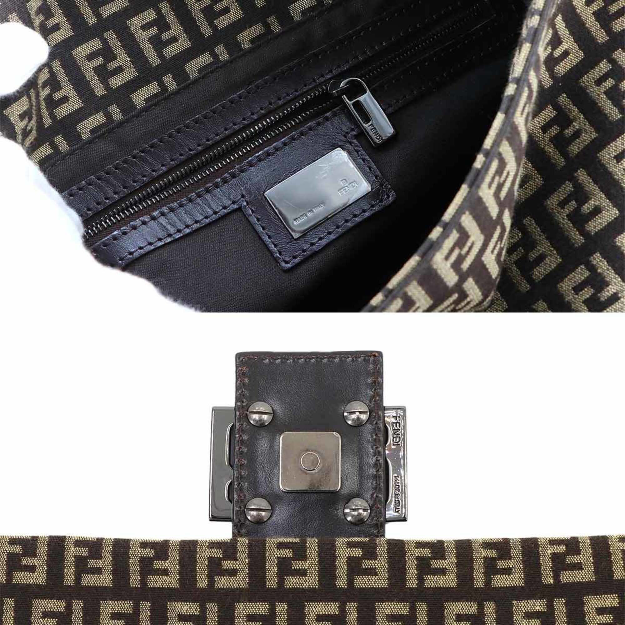 Canvas Leather Shoulder Bag (Pre-Owned) - Fendi - Modalova