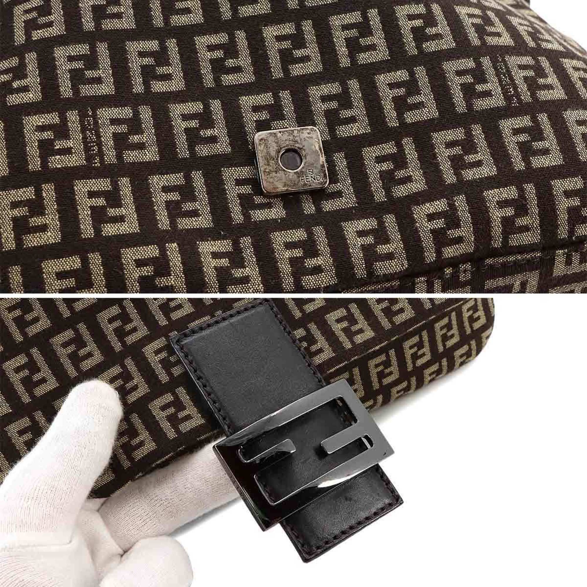 Canvas Leather Shoulder Bag (Pre-Owned) - Fendi - Modalova