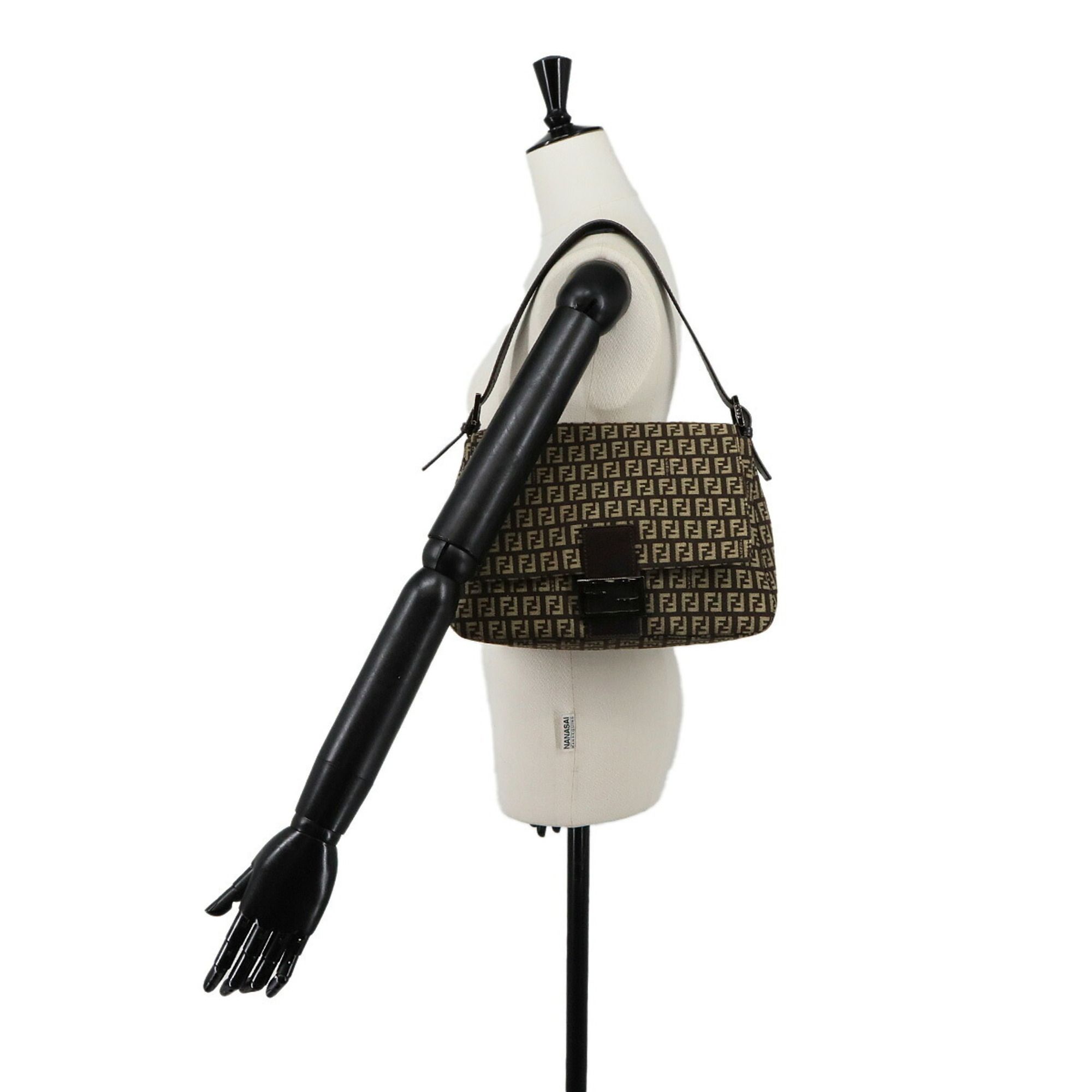 Canvas Leather Shoulder Bag (Pre-Owned) - Fendi - Modalova