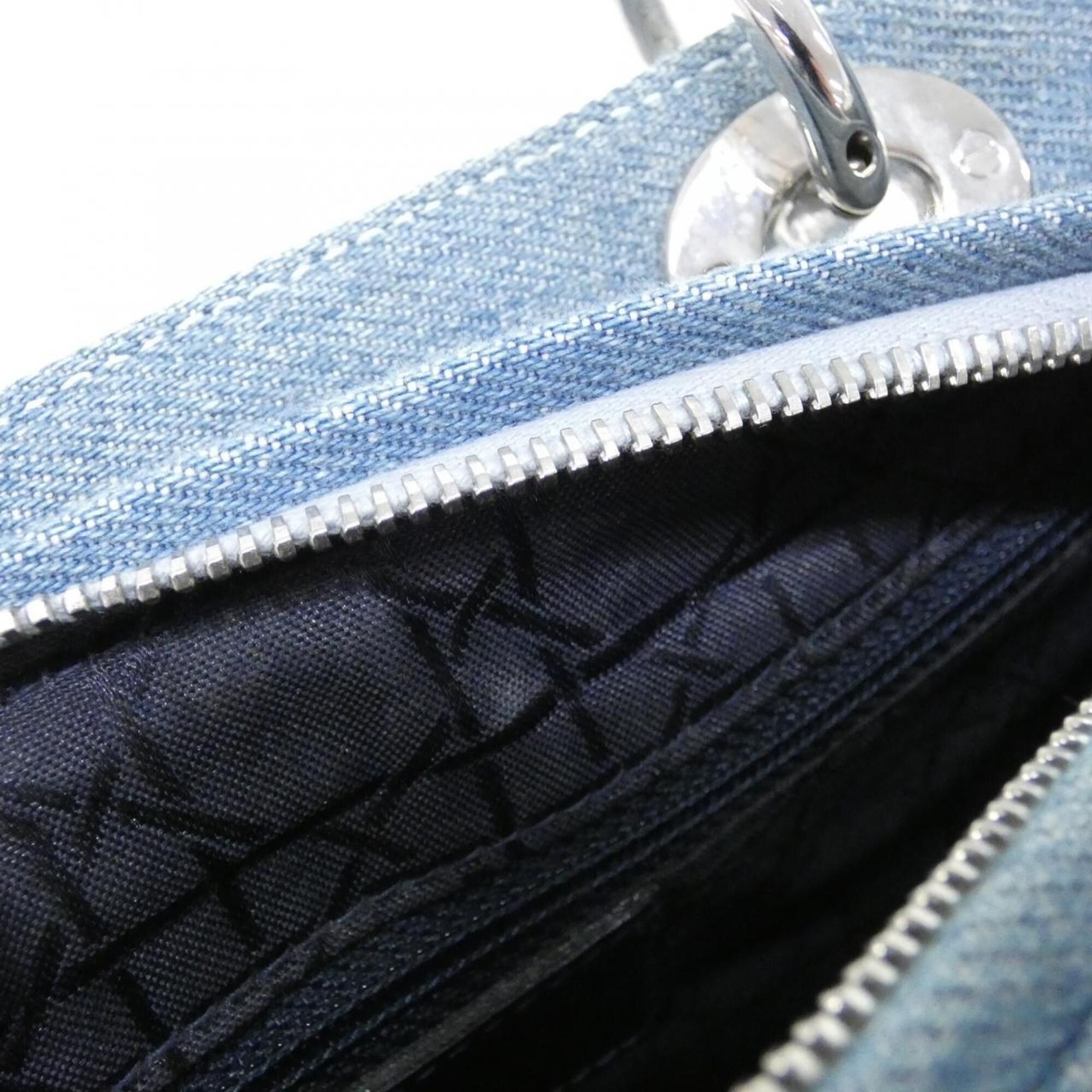 Lady Dior Denim Handbag (Pre-Owned) - Christian Dior - Modalova