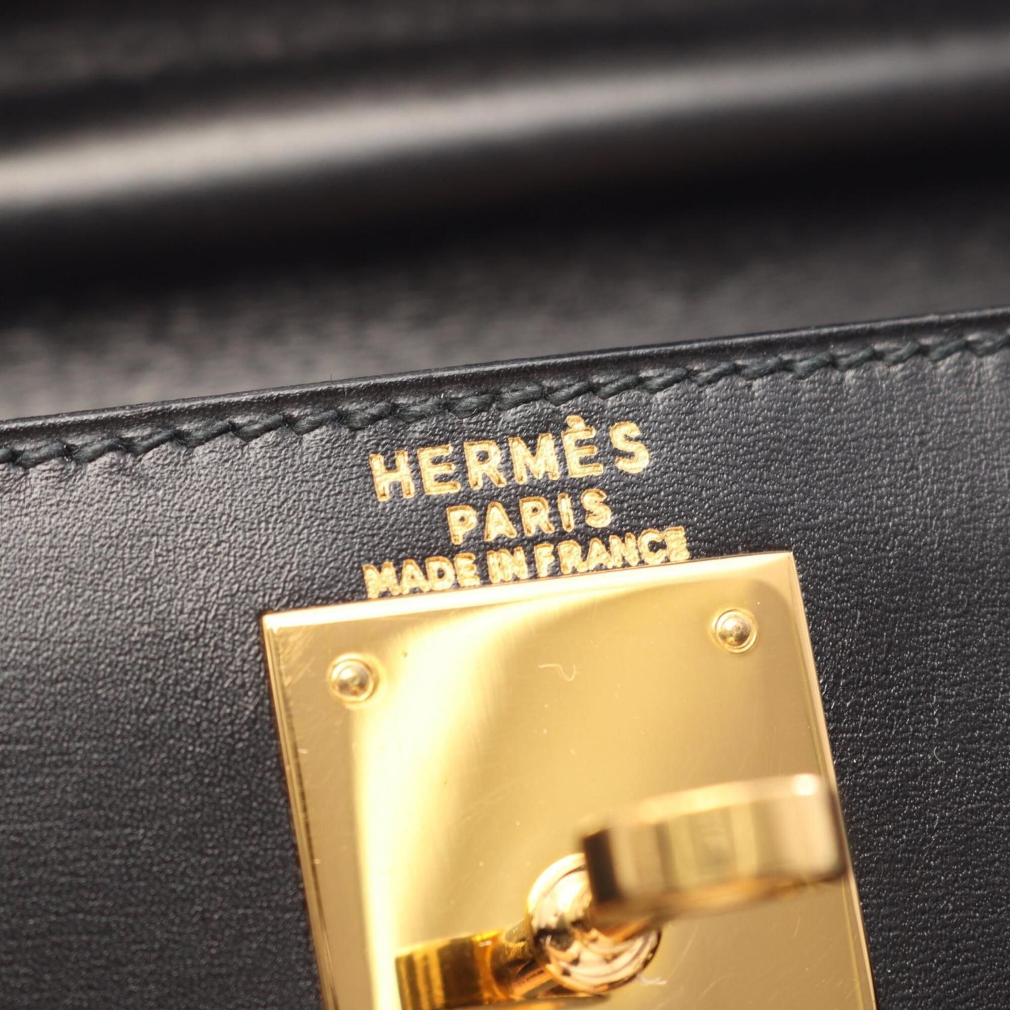 Box Calf Leather Handbag (Pre-Owned) - Hermes - Modalova