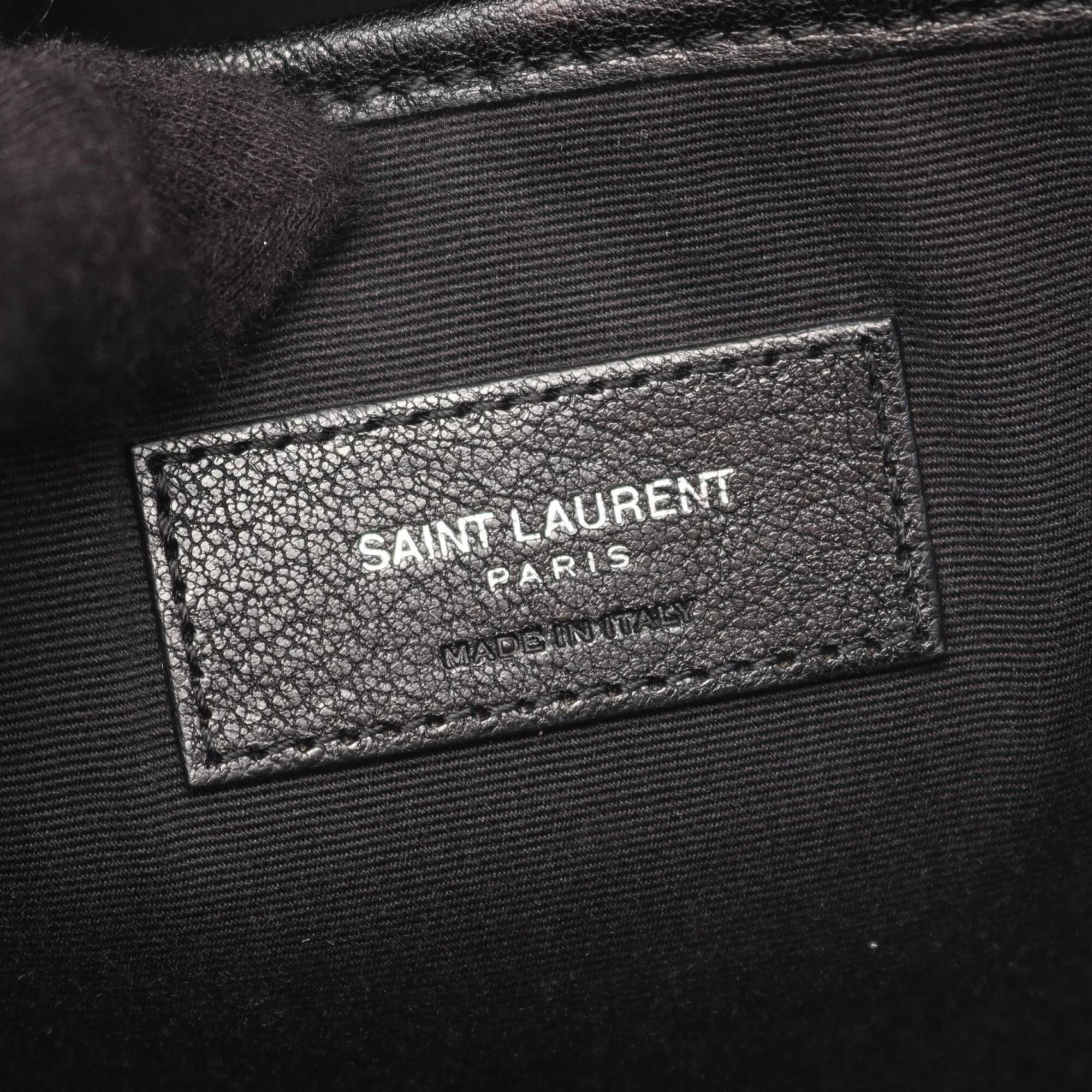 Leather Canvas Backpack (Pre-Owned) - Yves Saint Laurent - Modalova