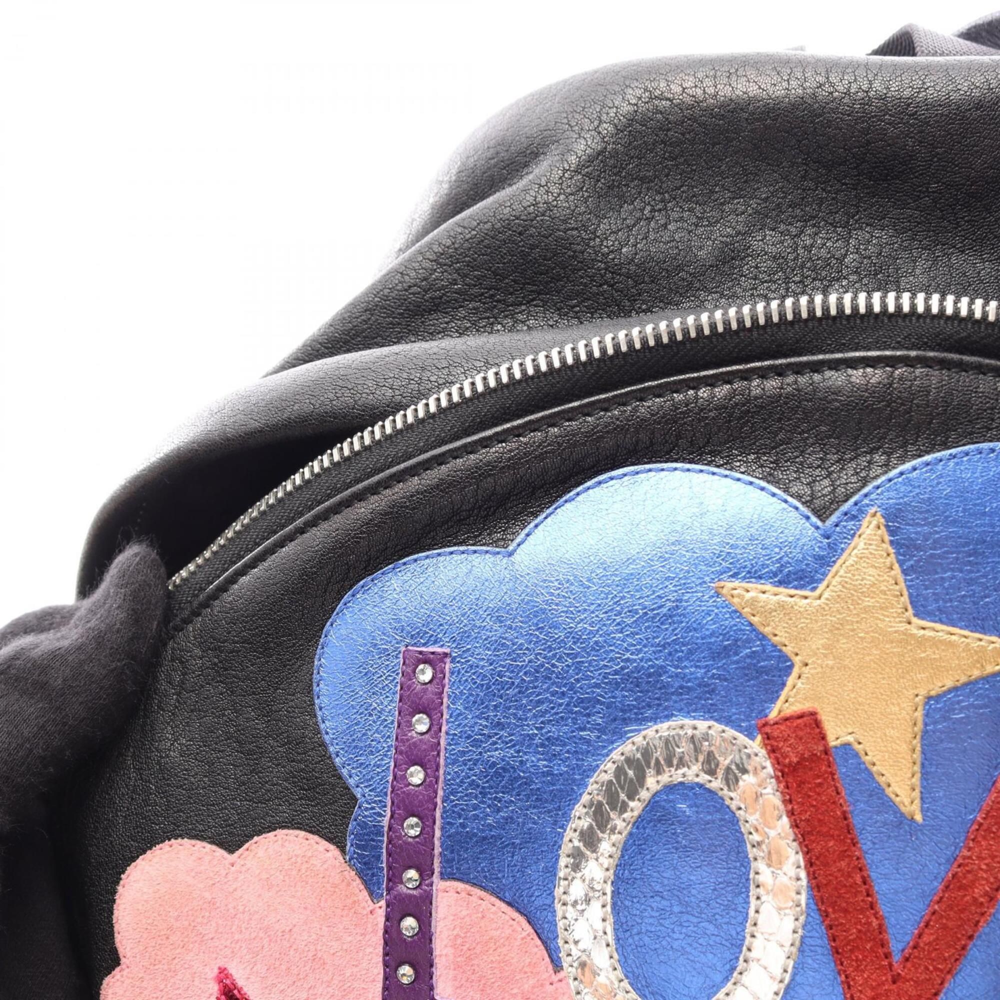 Leather Canvas Backpack (Pre-Owned) - Yves Saint Laurent - Modalova