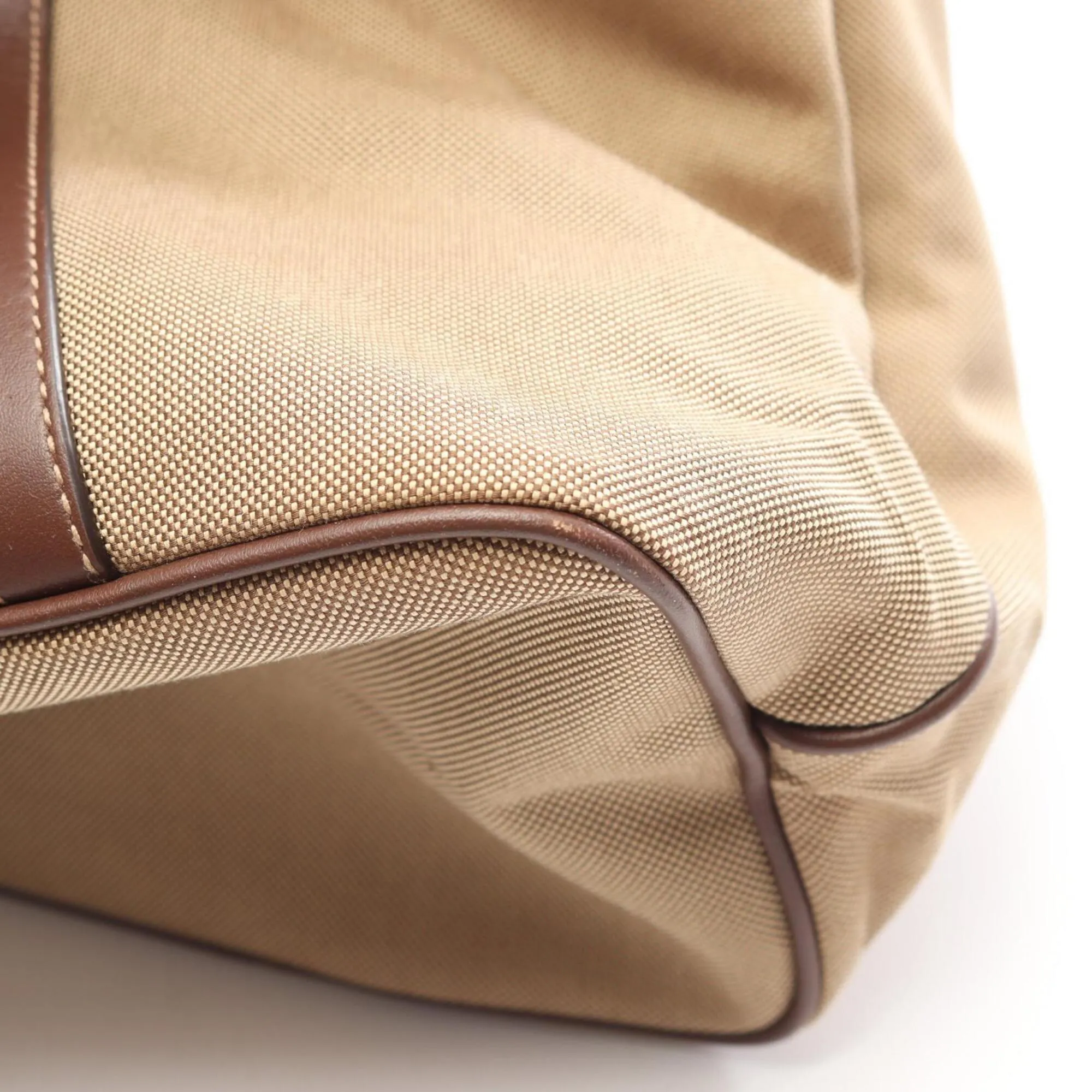 Canvas Leather Tote Bag (Pre-Owned) - Prada - Modalova