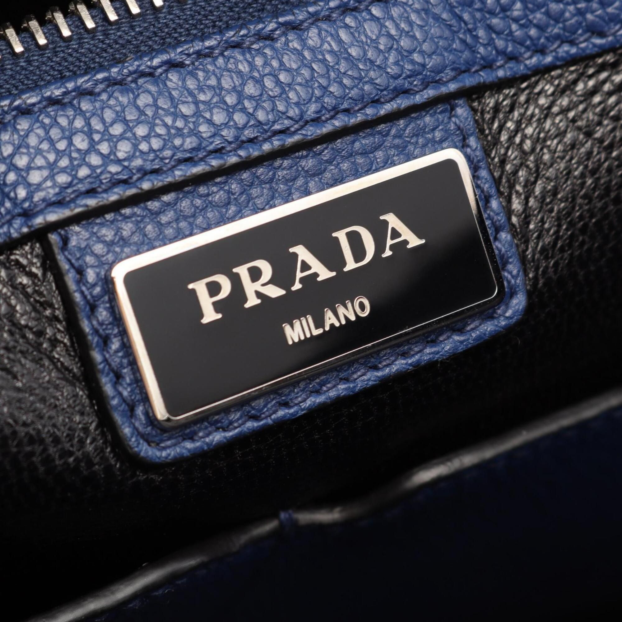 Leather Briefcase (Pre-Owned) - Prada - Modalova