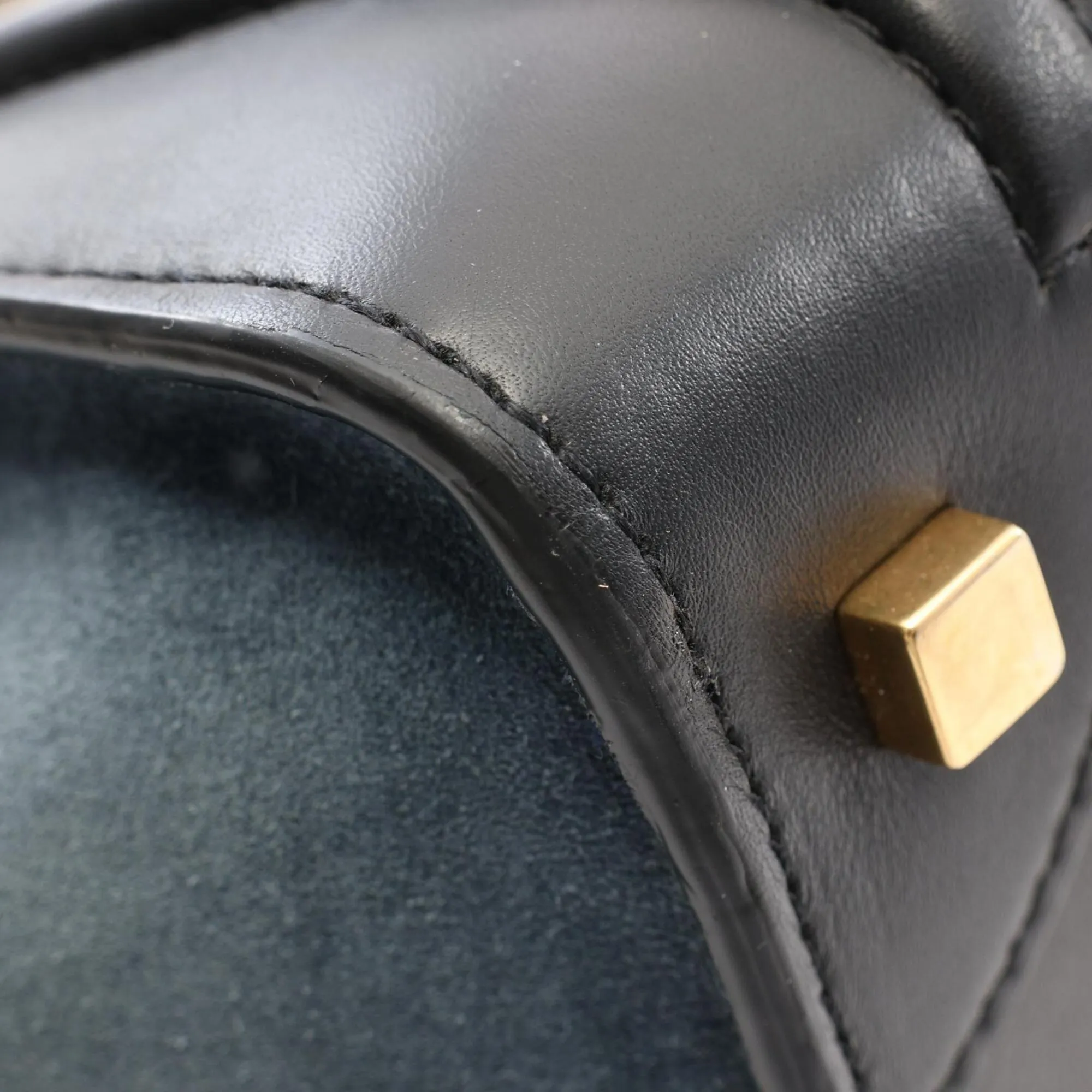 Leather Suede Handbag (Pre-Owned) - Celine - Modalova