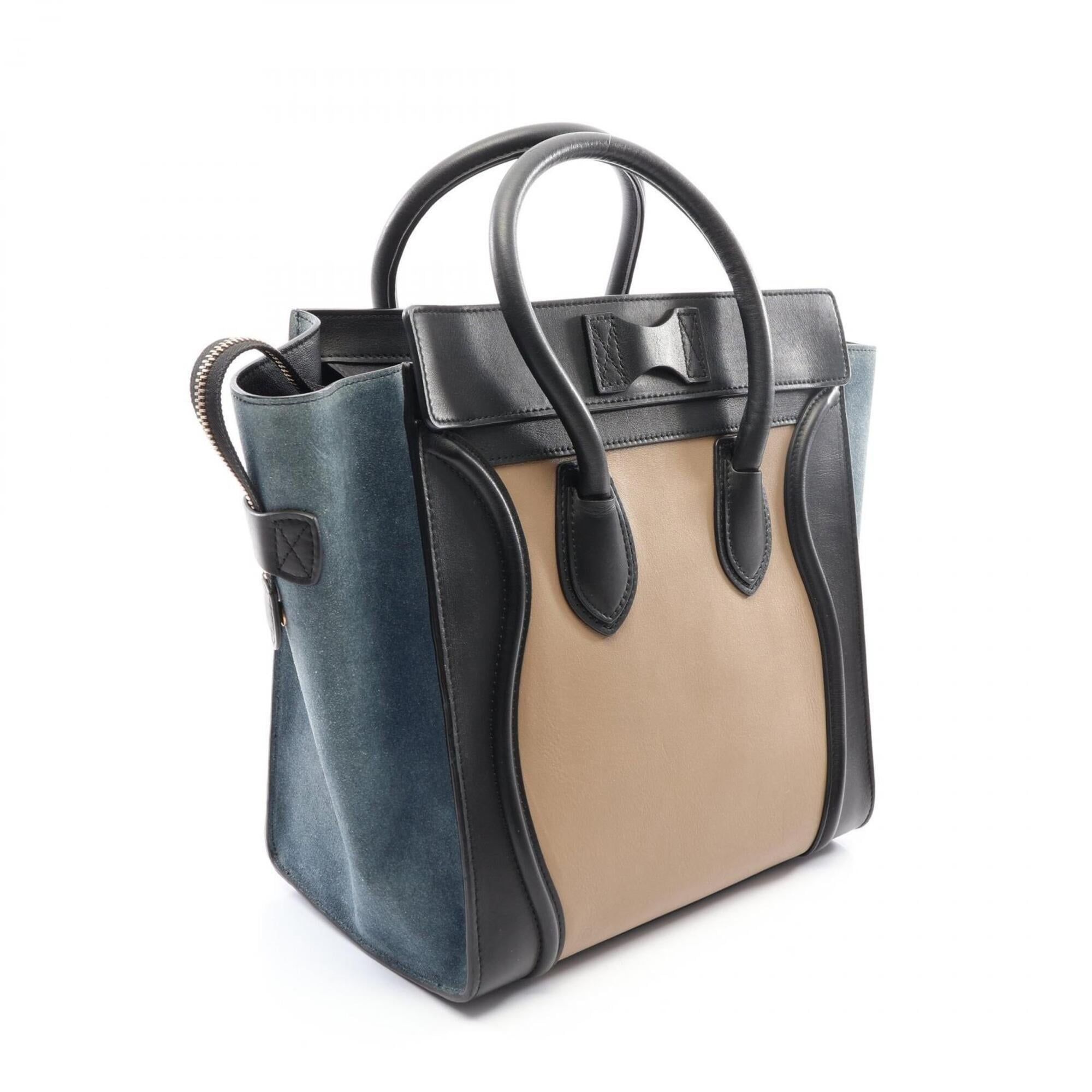 Leather Suede Handbag (Pre-Owned) - Celine - Modalova