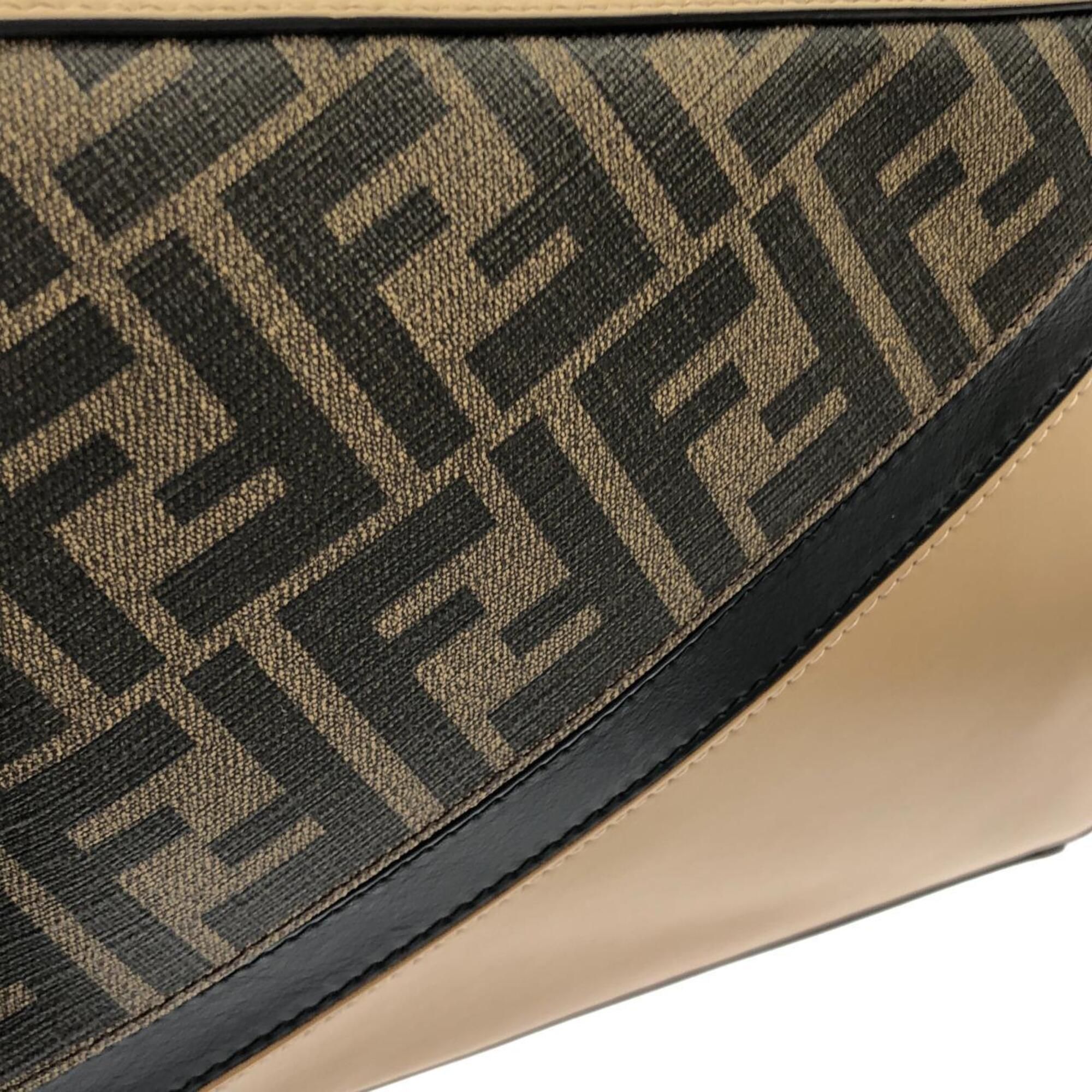 Coated Canvas Leather Shoulder Bag (Pre-Owned) - Fendi - Modalova