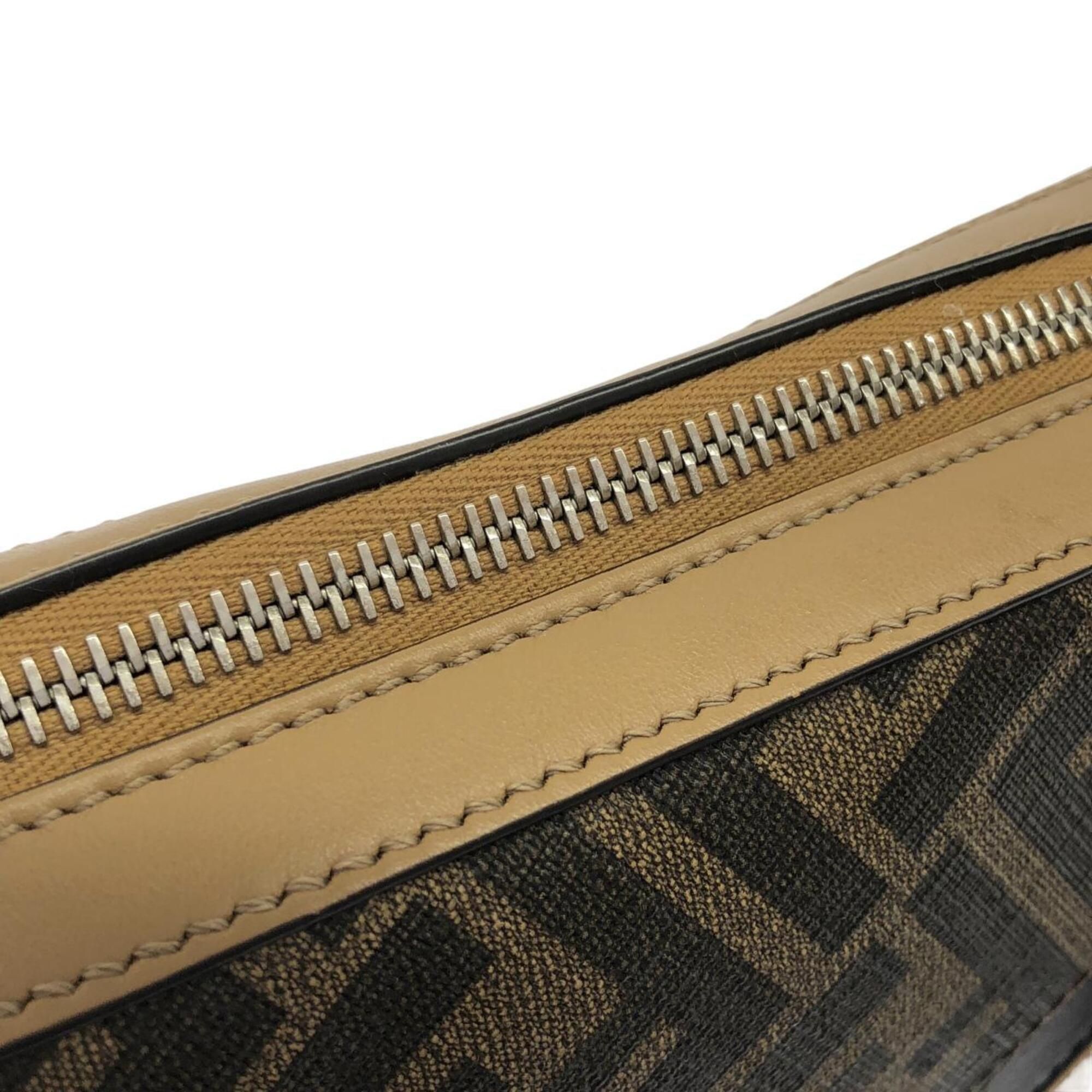 Coated Canvas Leather Shoulder Bag (Pre-Owned) - Fendi - Modalova