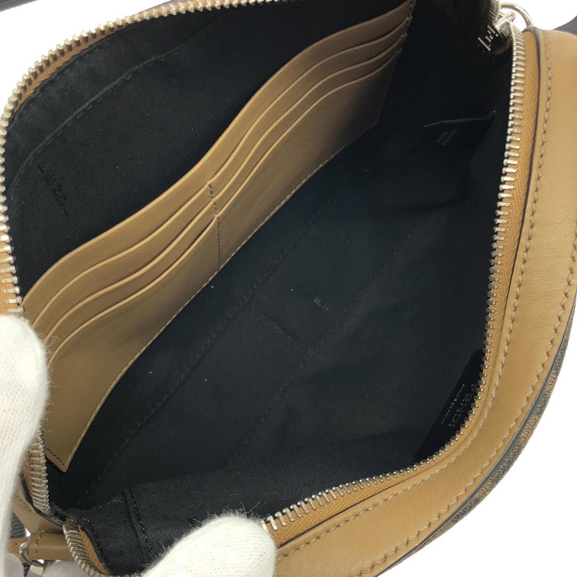 Coated Canvas Leather Shoulder Bag (Pre-Owned) - Fendi - Modalova