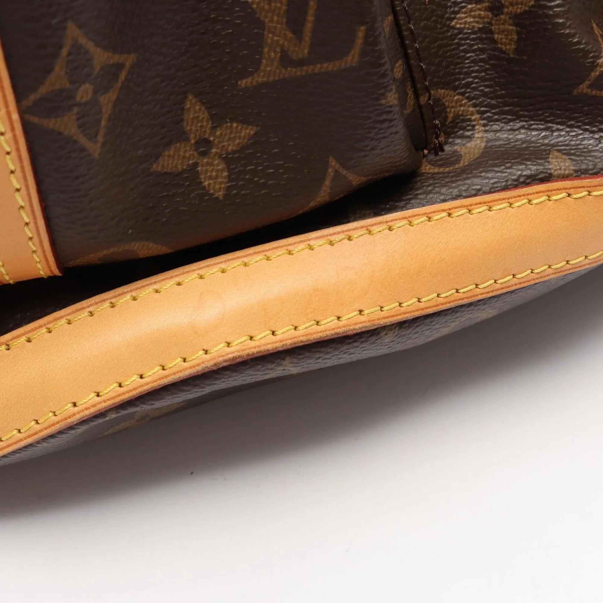 Coated Canvas Monogram Leather Backpack Handbag (Pre-Owned) - Louis Vuitton - Modalova