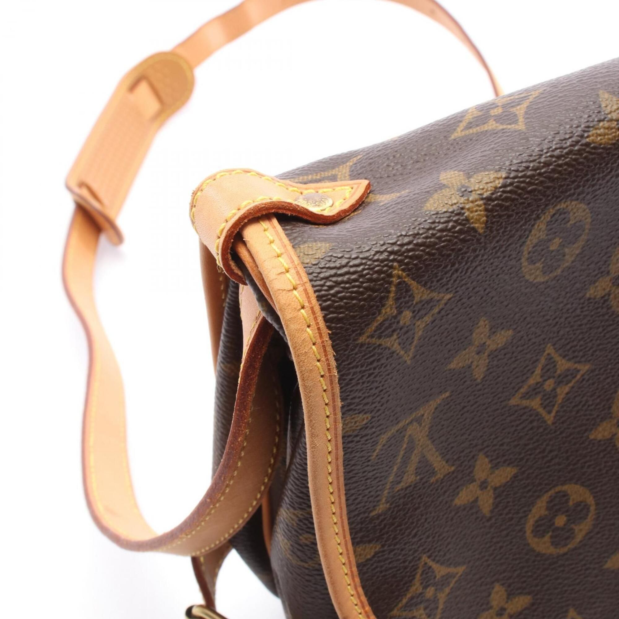 Coated Canvas Leather Handbag Shoulder Bag (Pre-Owned) - Louis Vuitton - Modalova