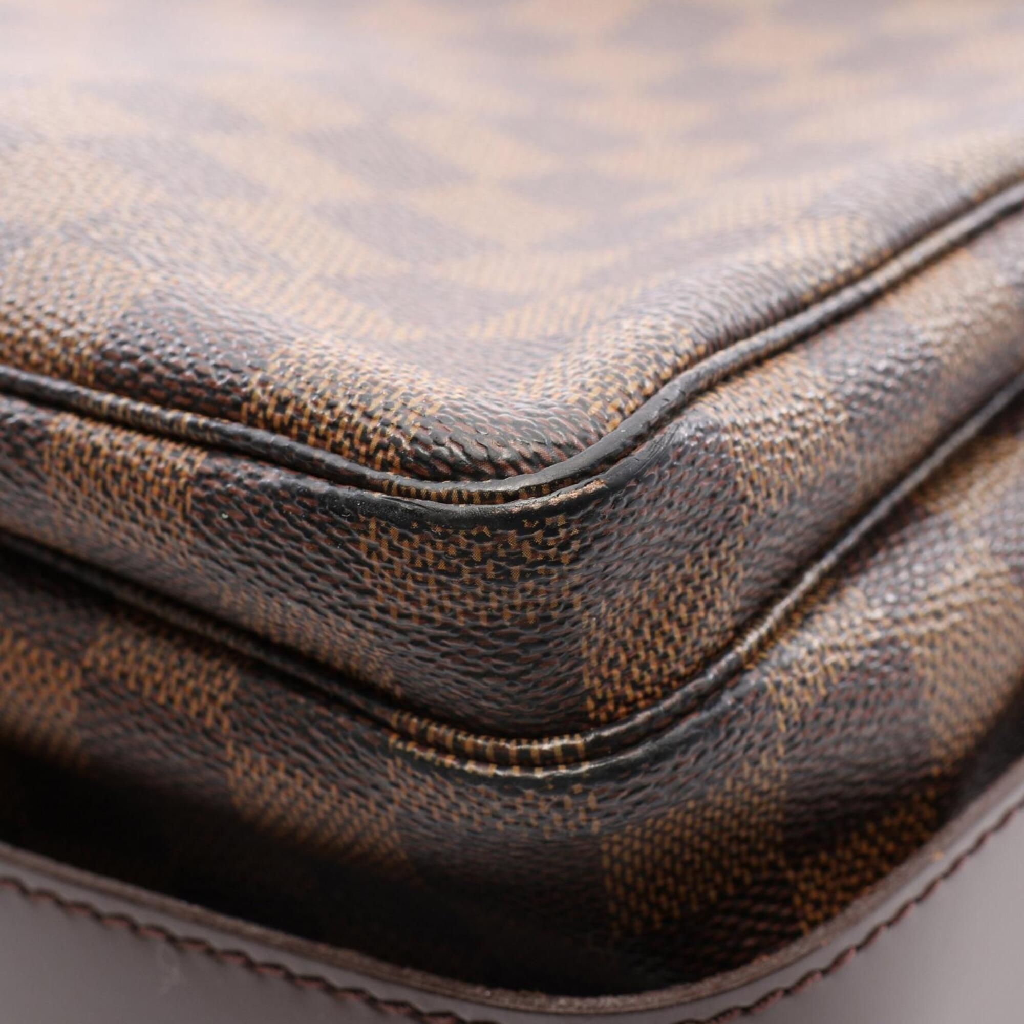 Coated Canvas Leather Handbag Shoulder Bag (Pre-Owned) - Louis Vuitton - Modalova