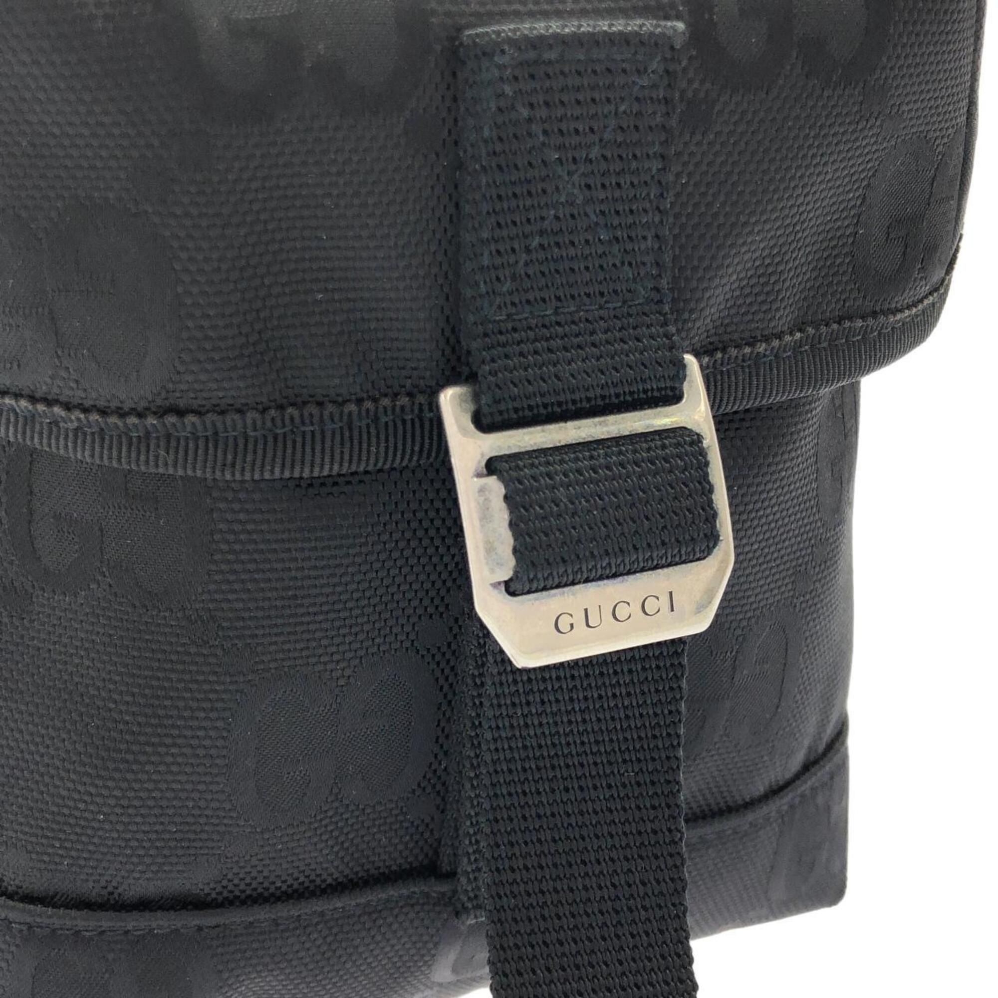 Nylon Leather Backpack Shoulder Bag (Pre-Owned) - Gucci - Modalova