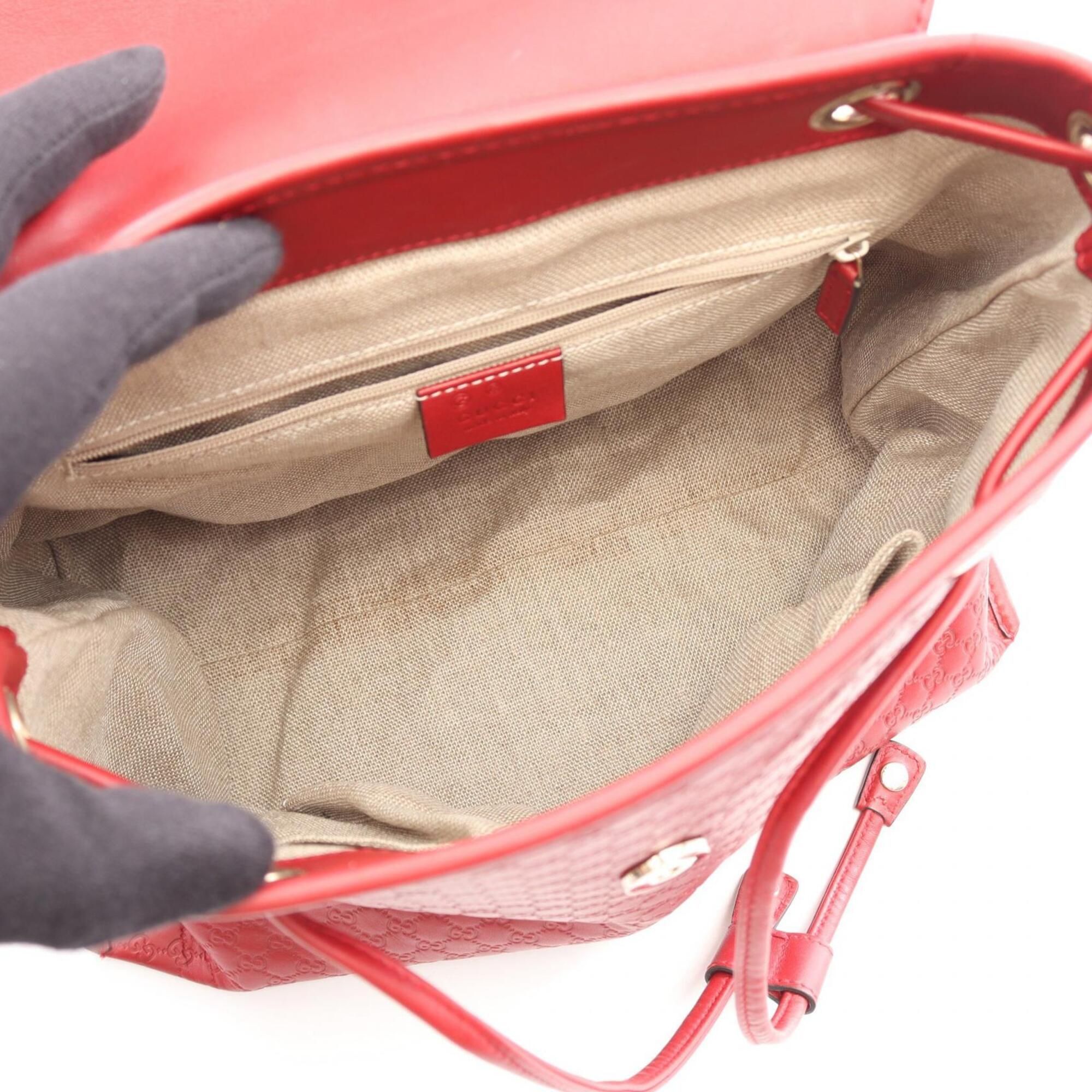 Leather Backpack (Pre-Owned) - Gucci - Modalova