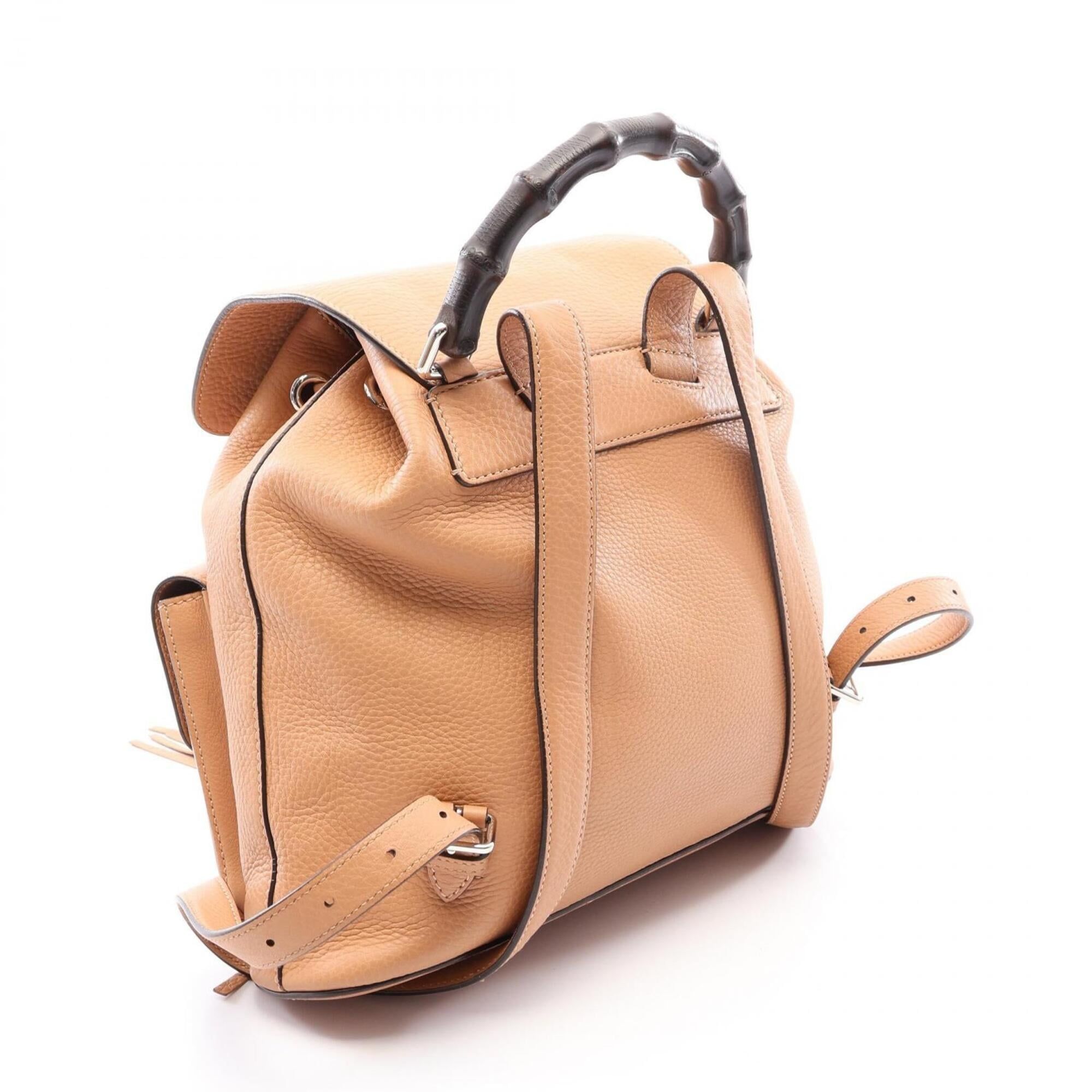 Leather Backpack (Pre-Owned) - Gucci - Modalova