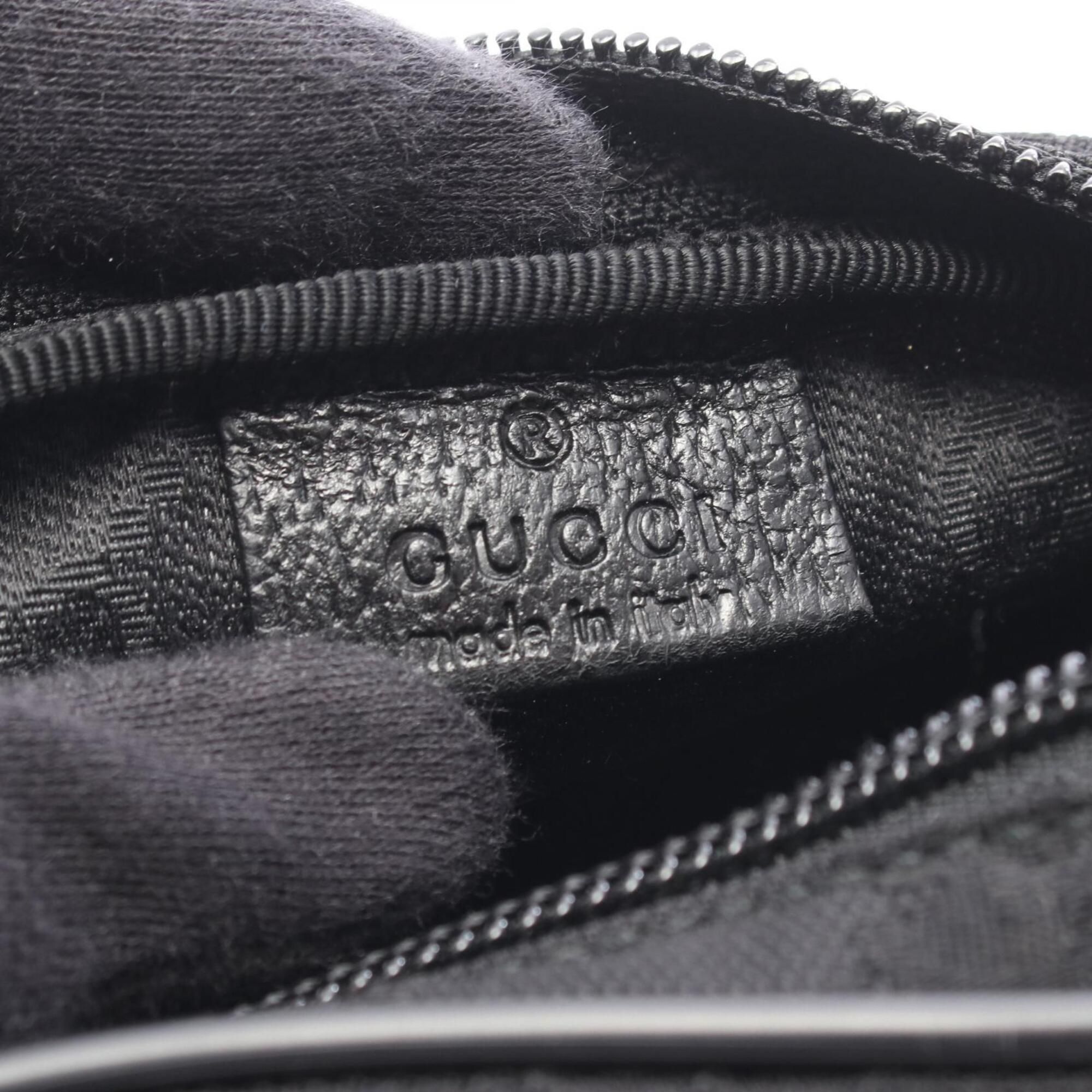 Canvas Leather Pouch (Pre-Owned) - Gucci - Modalova