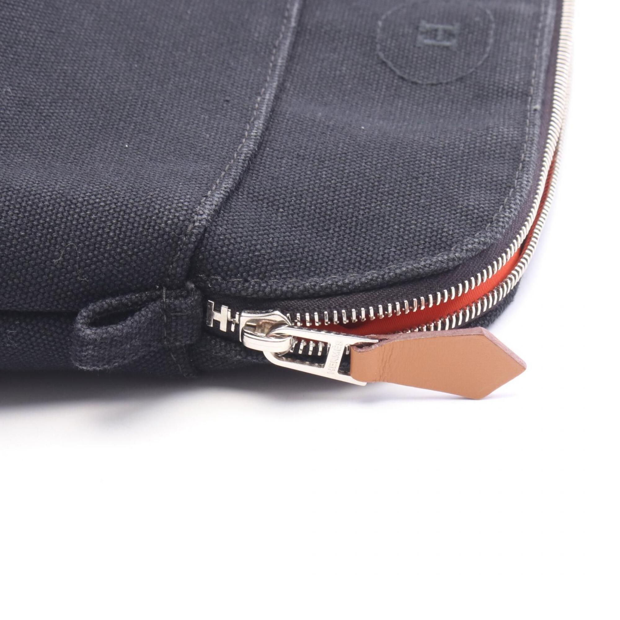 Canvas Leather Pouch (Pre-Owned) - Hermes - Modalova