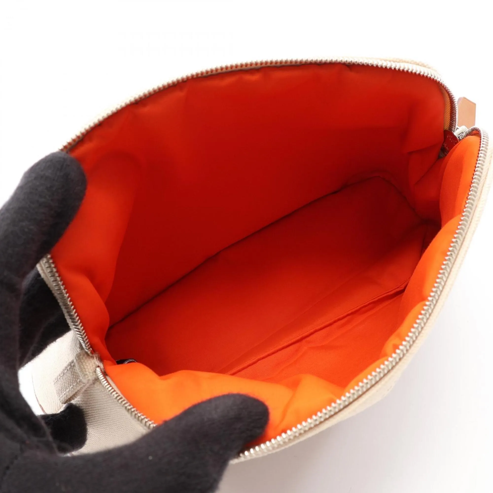 Canvas Leather Pouch (Pre-Owned) - Hermes - Modalova