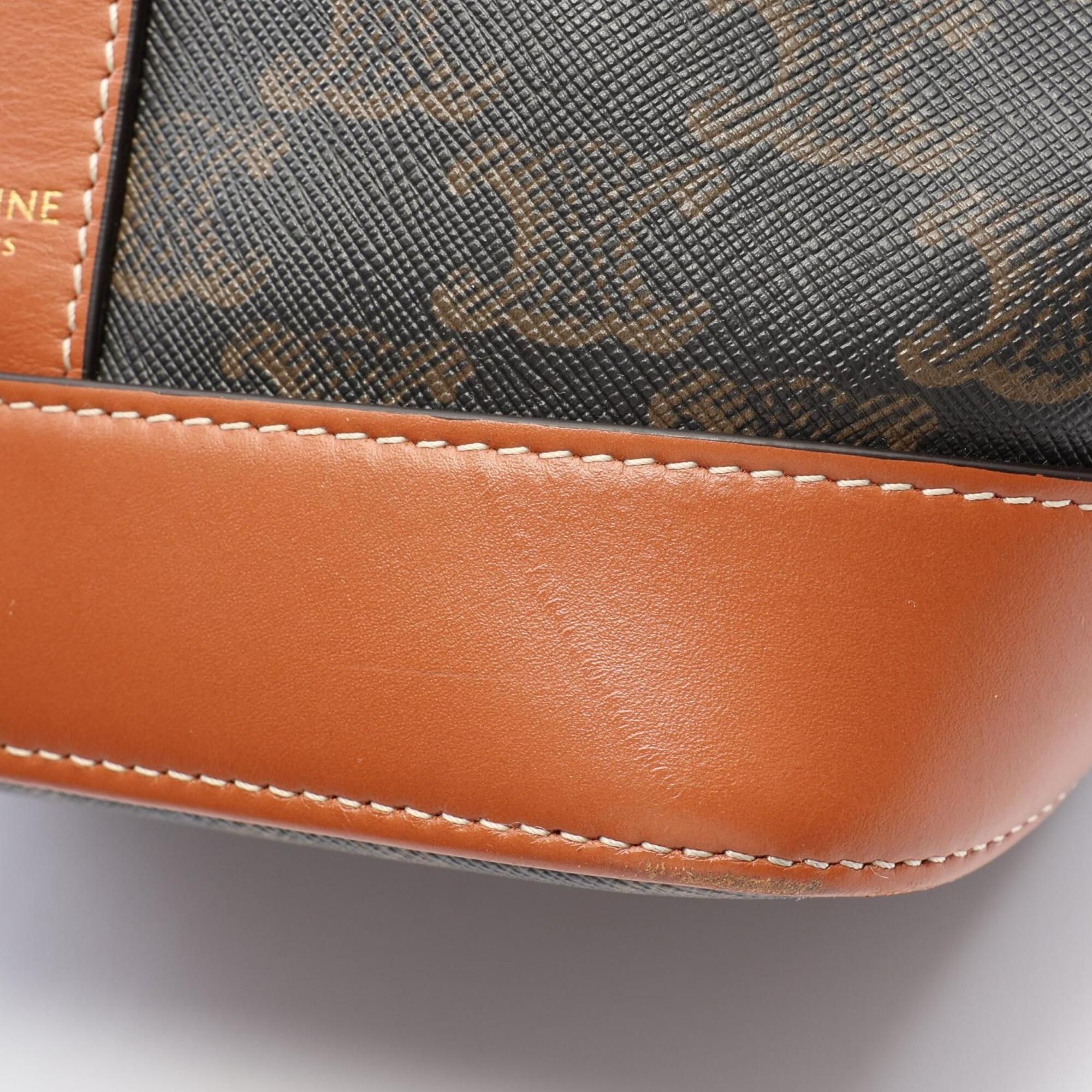 Coated Canvas Leather Handbag Shoulder Bag (Pre-Owned) - Celine - Modalova
