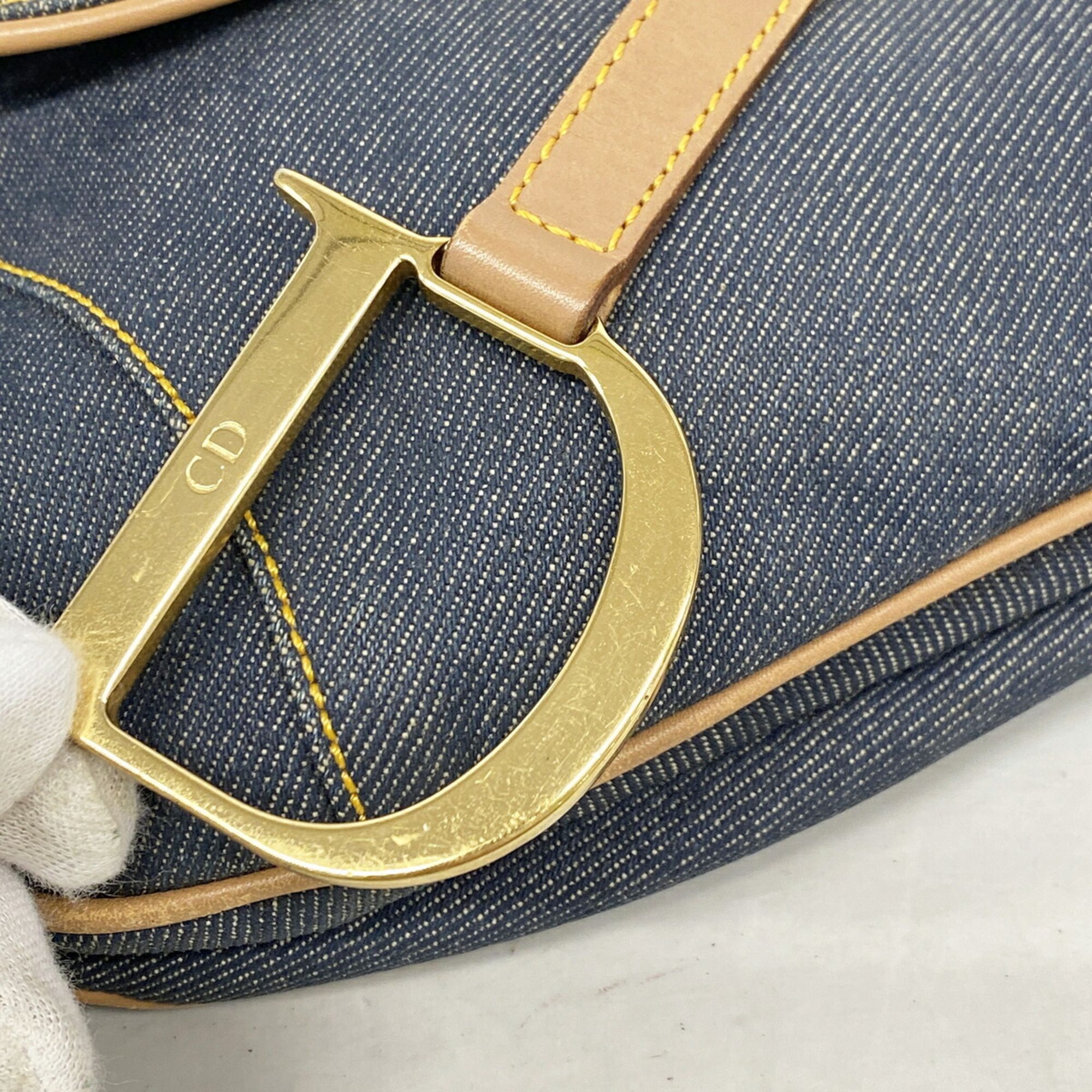 Denim Handbag (Pre-Owned) - Christian Dior - Modalova