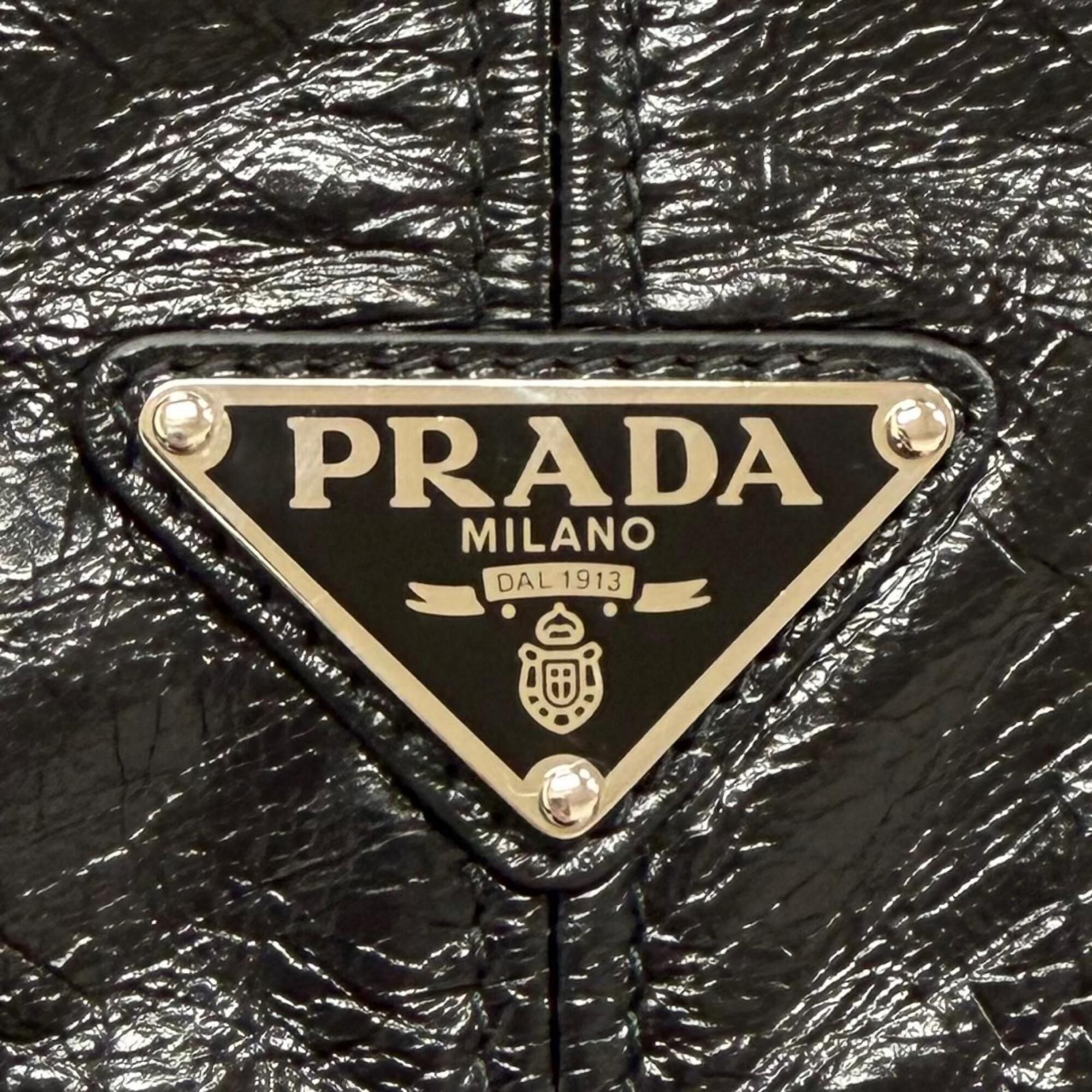 Leather Shoulder Bag (Pre-Owned) - Prada - Modalova