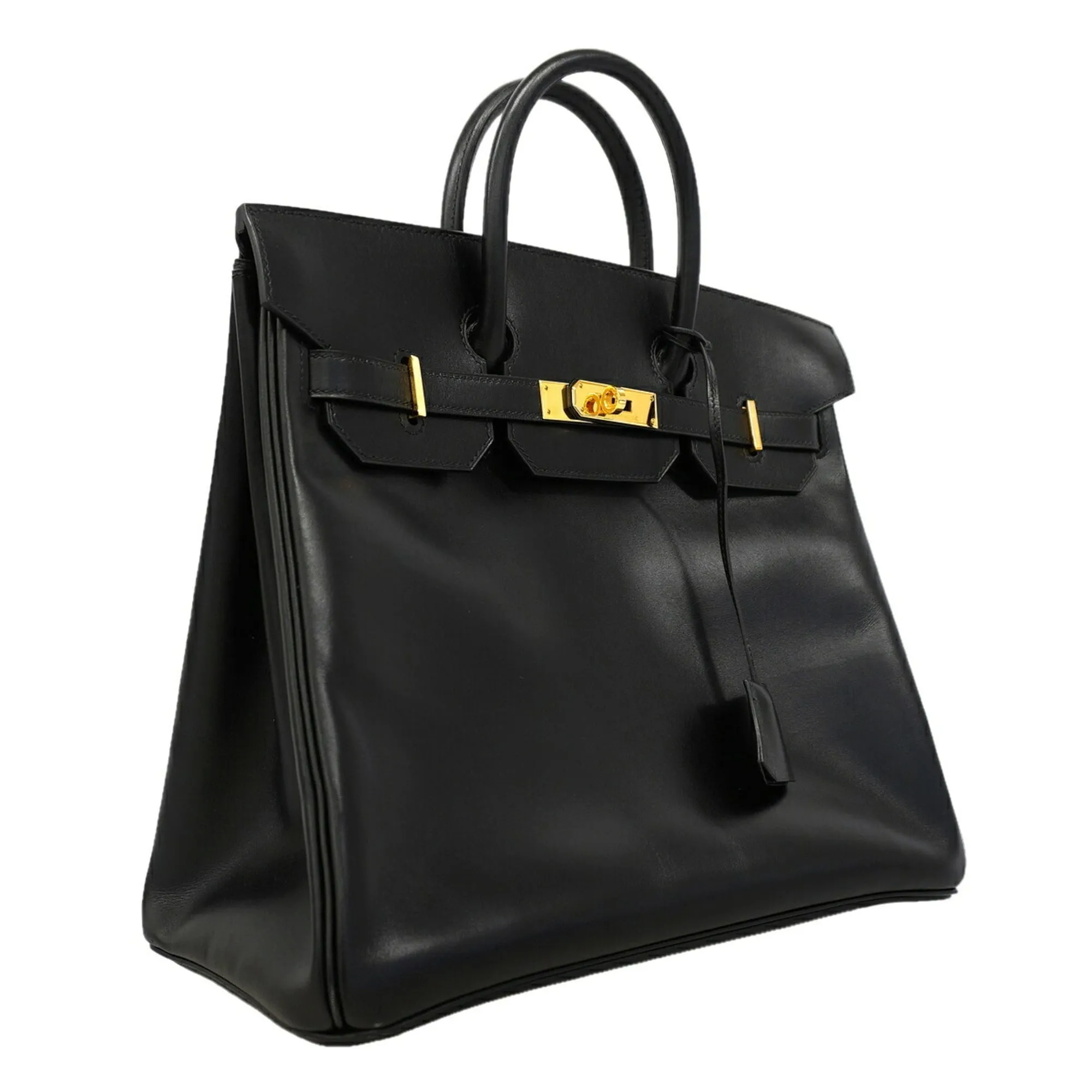 Box Calf Leather Handbag (Pre-Owned) - Hermes - Modalova