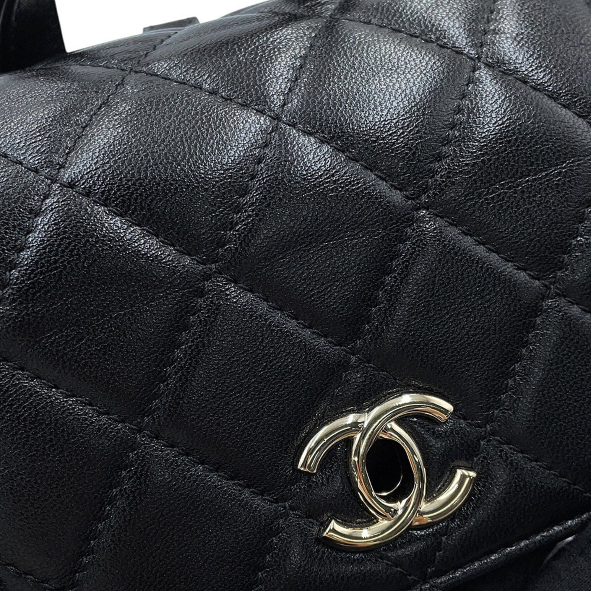 Matelasse Mesh Leather Backpack (Pre-Owned) - Chanel - Modalova