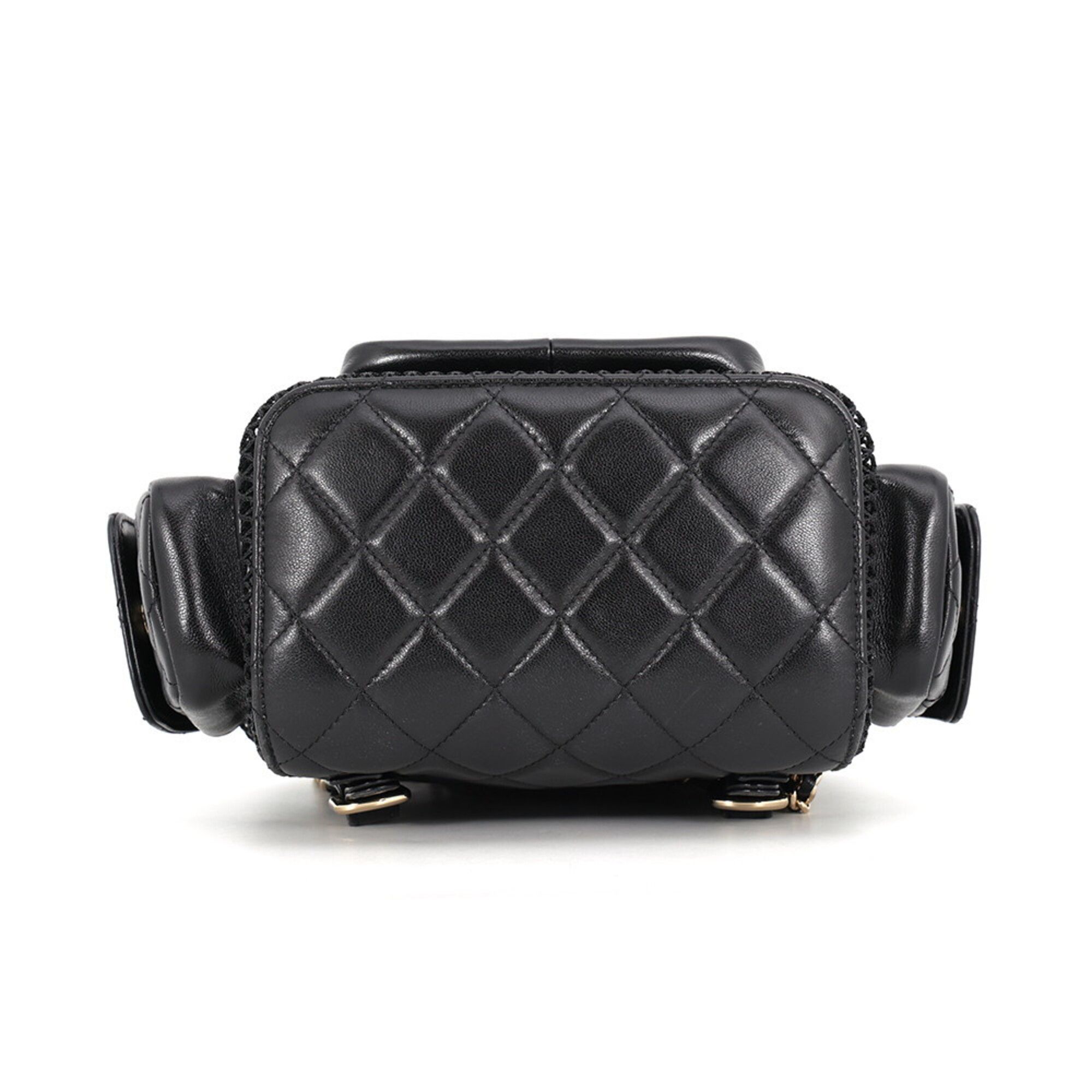 Matelasse Mesh Leather Backpack (Pre-Owned) - Chanel - Modalova
