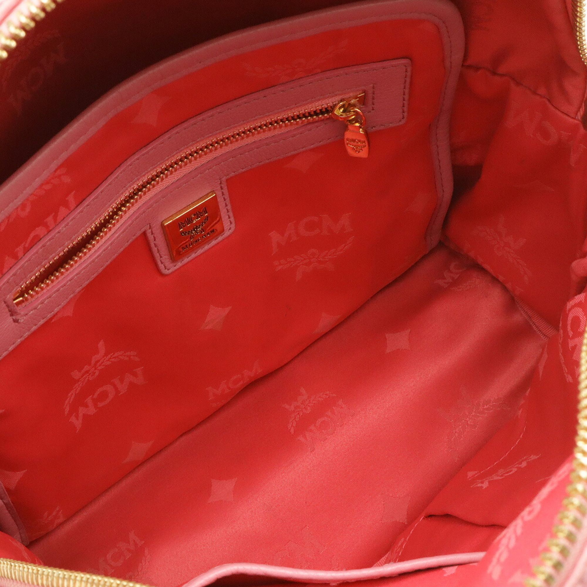 Leather Backpack Pouch (Pre-Owned) - MCM - Modalova