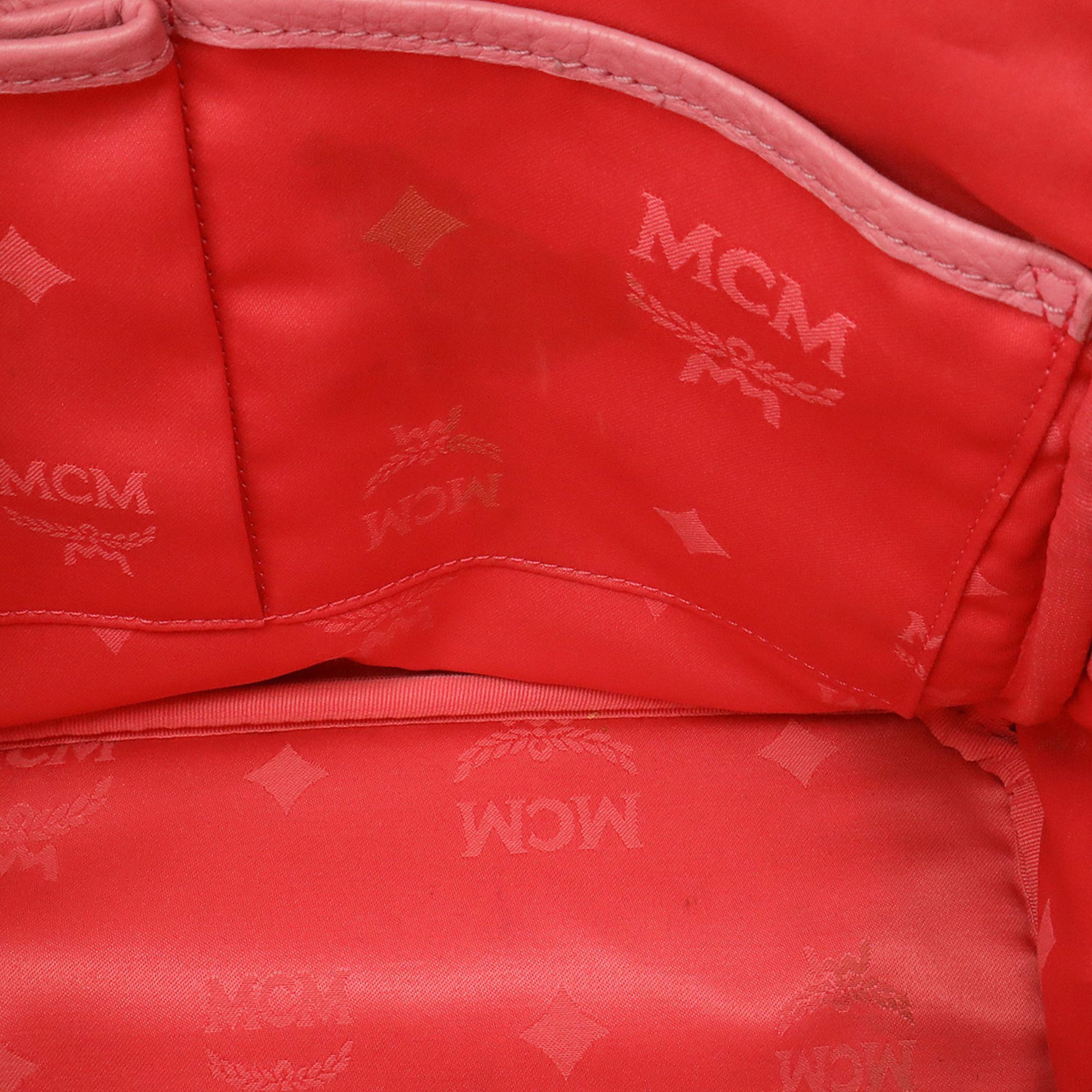 Leather Backpack Pouch (Pre-Owned) - MCM - Modalova