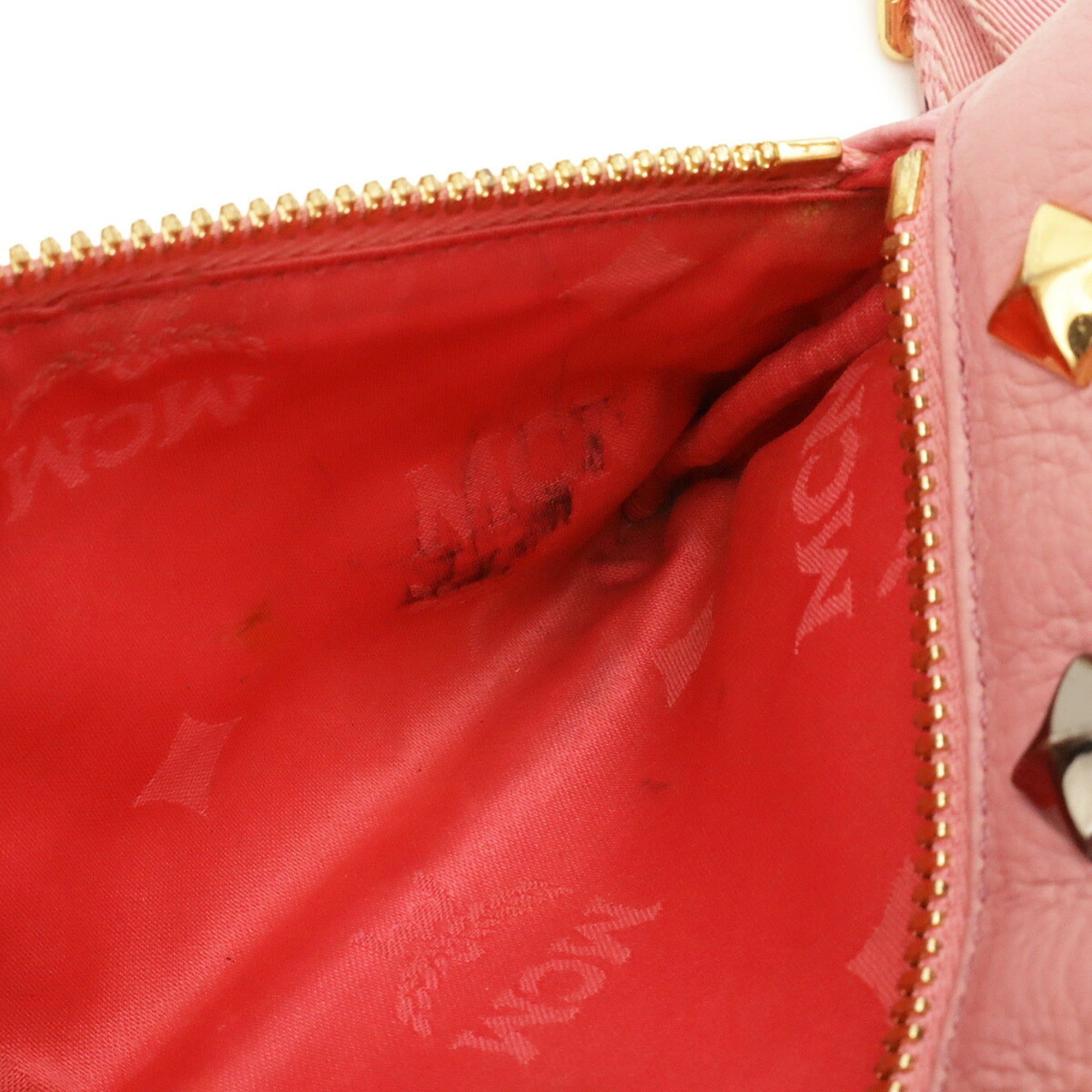 Leather Backpack Pouch (Pre-Owned) - MCM - Modalova