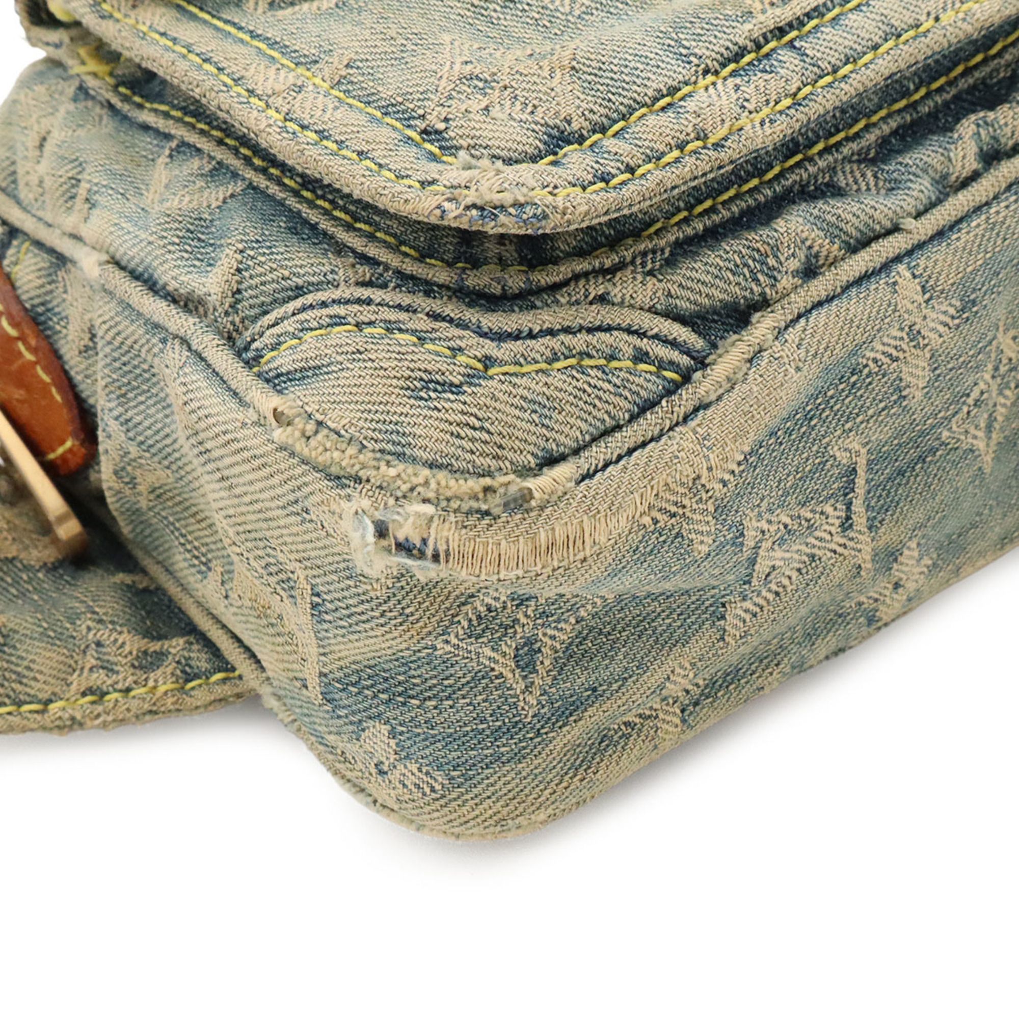 Denim Fanny Pack Shoulder Bag Sling Bag (Pre-Owned) - Louis Vuitton - Modalova