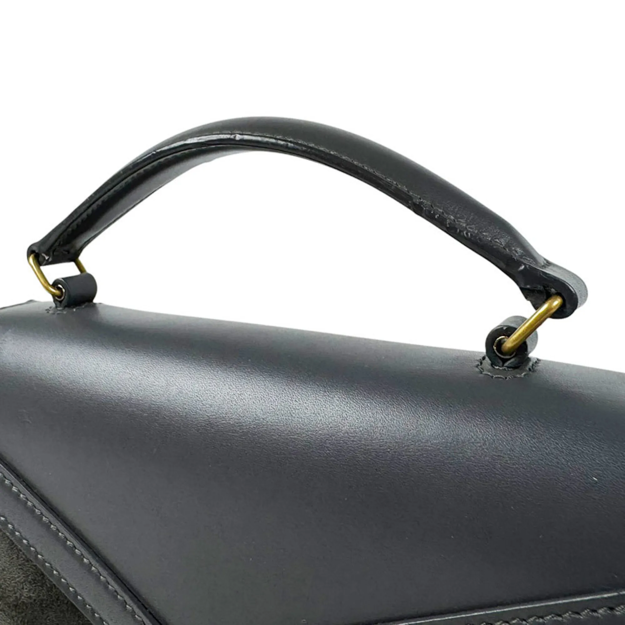 Leather Suede Handbag Shoulder Bag (Pre-Owned) - Saint Laurent - Modalova