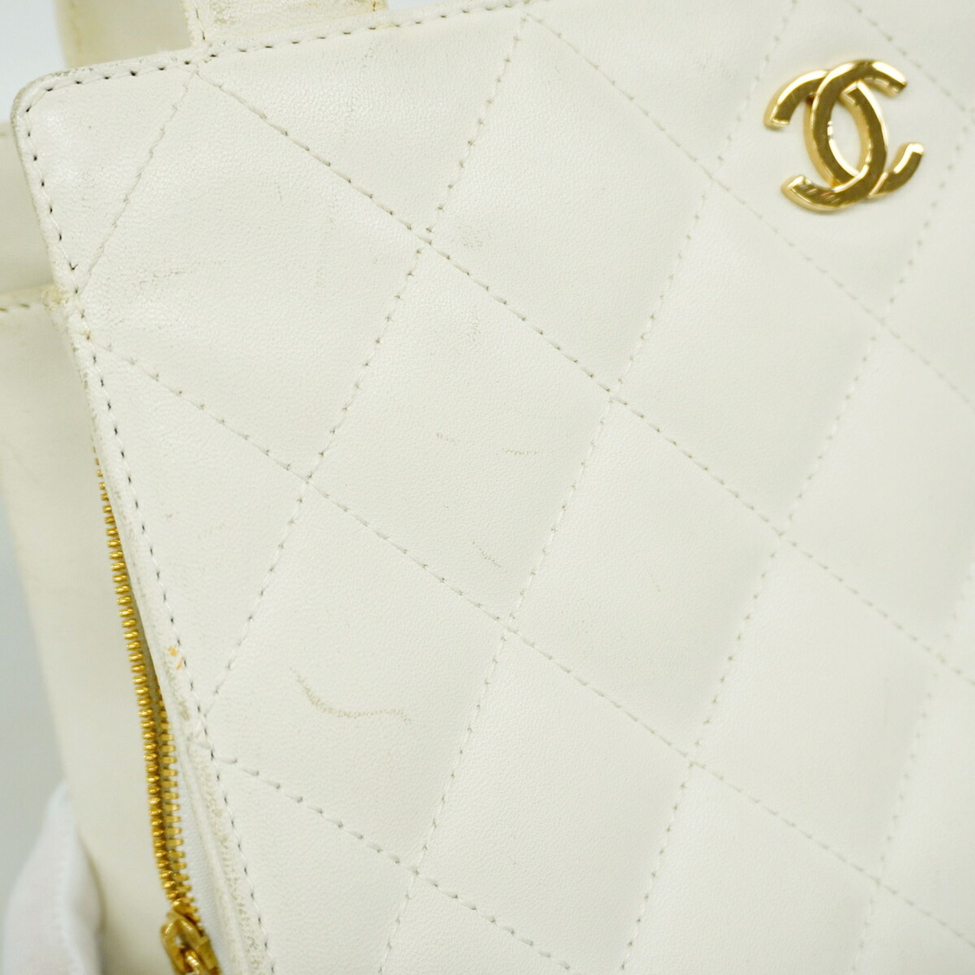 Leather Tote Bag (Pre-Owned) - Chanel - Modalova