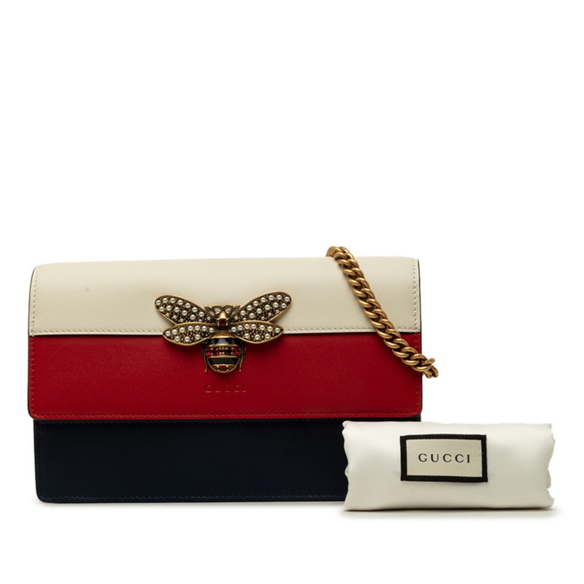 Leather Shoulder Bag (Pre-Owned) - Gucci - Modalova