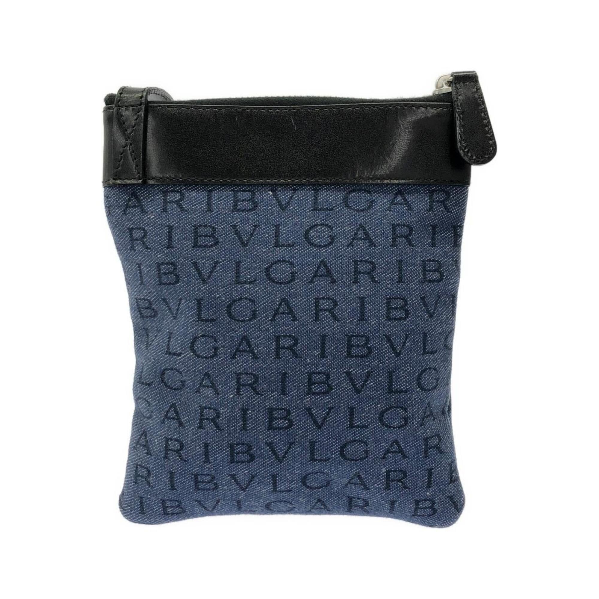Canvas Leather Shoulder Bag (Pre-Owned) - Bvlgari - Modalova
