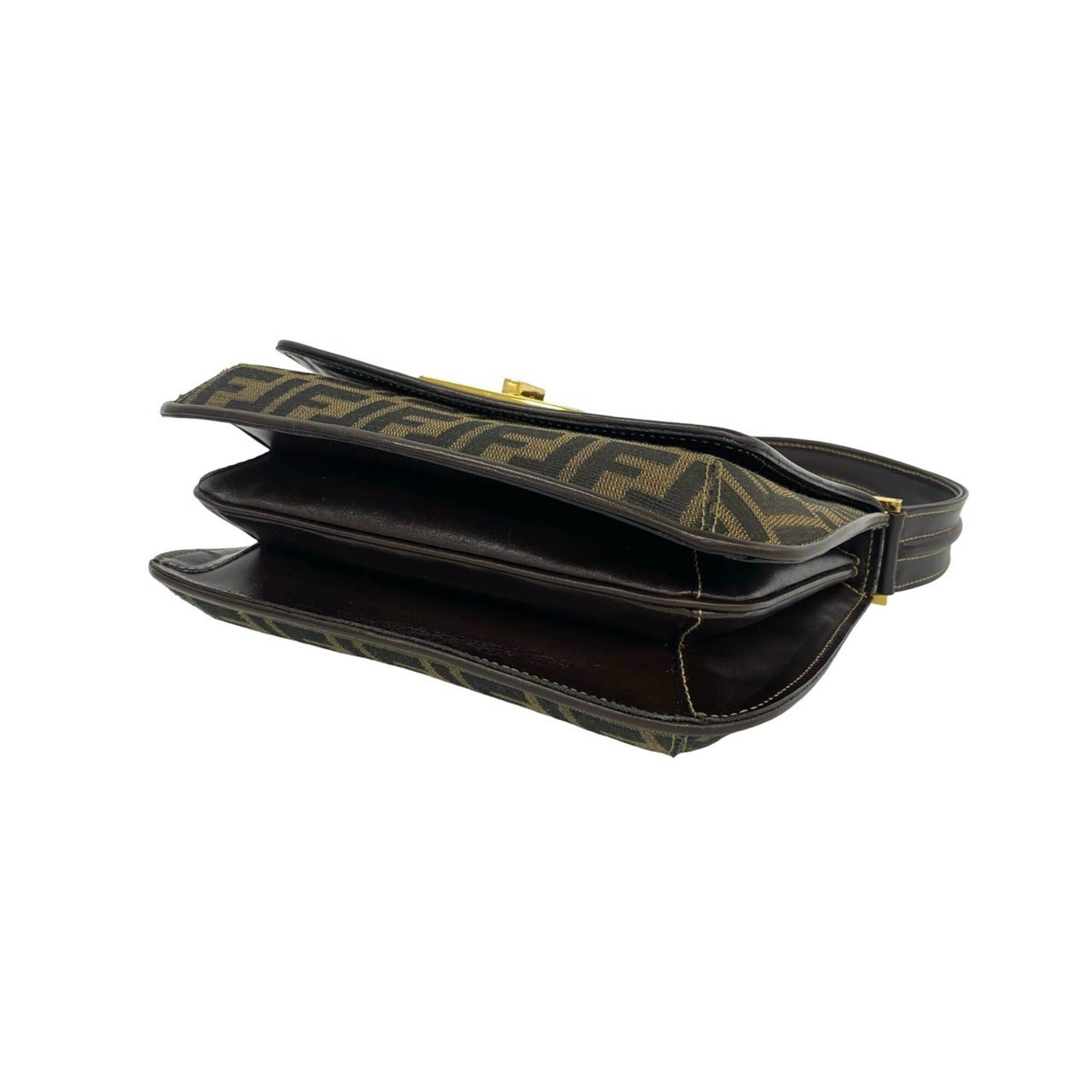 Canvas Leather Handbag Shoulder Bag (Pre-Owned) - Fendi - Modalova