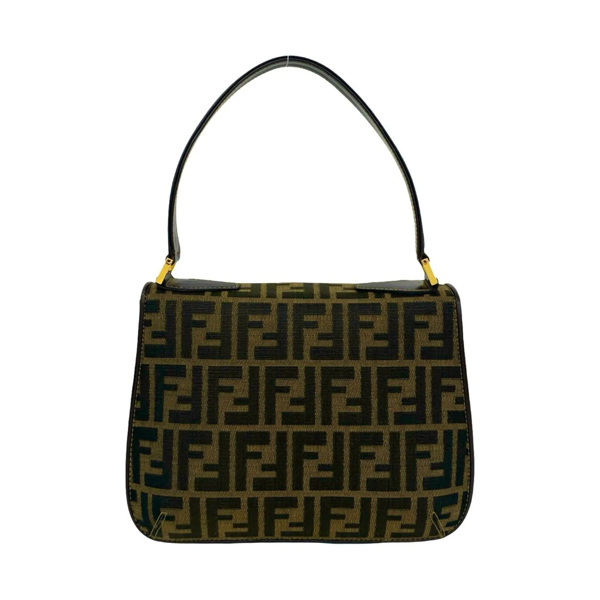 Canvas Leather Handbag Shoulder Bag (Pre-Owned) - Fendi - Modalova