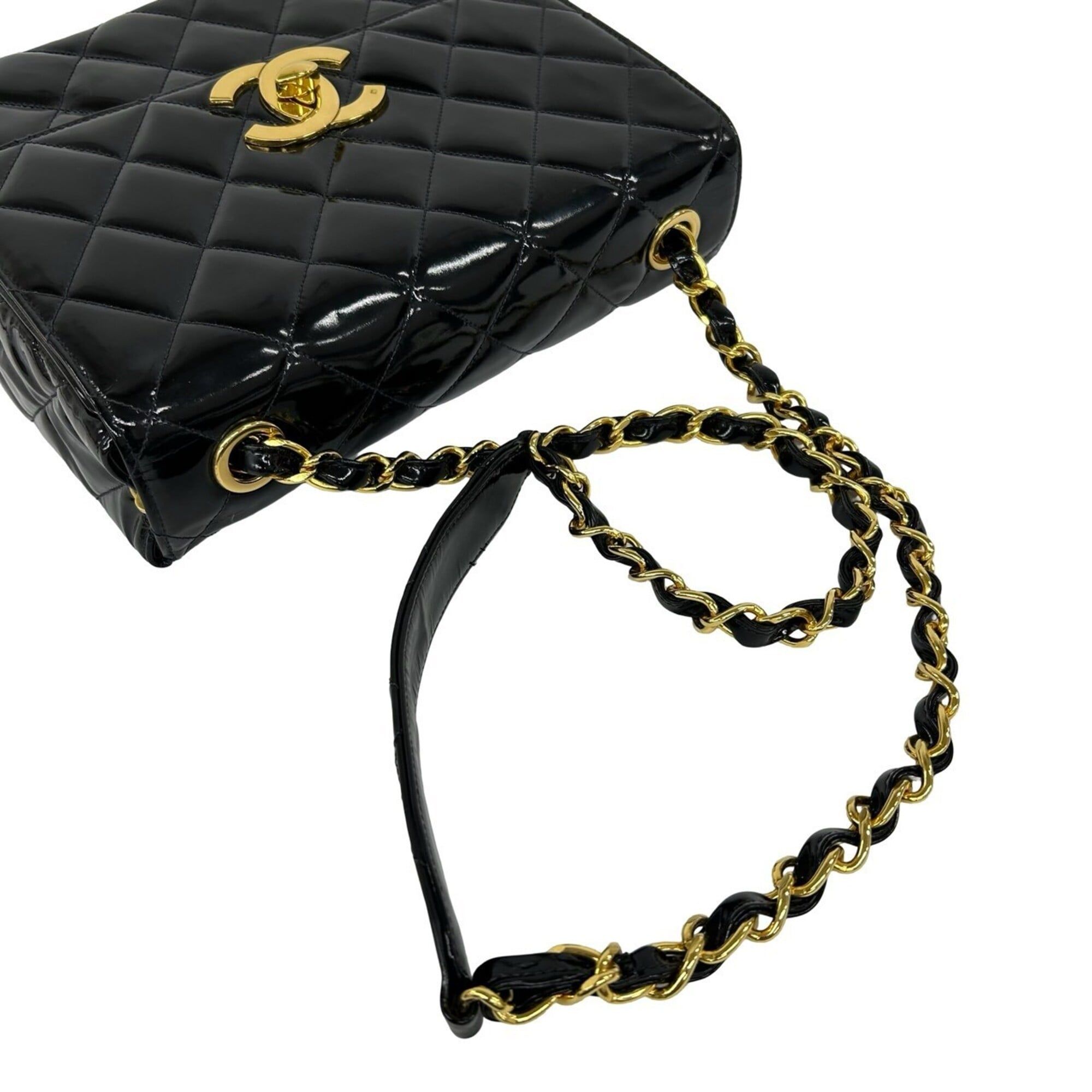 Patent Leather Shoulder Bag (Pre-Owned) - Chanel - Modalova