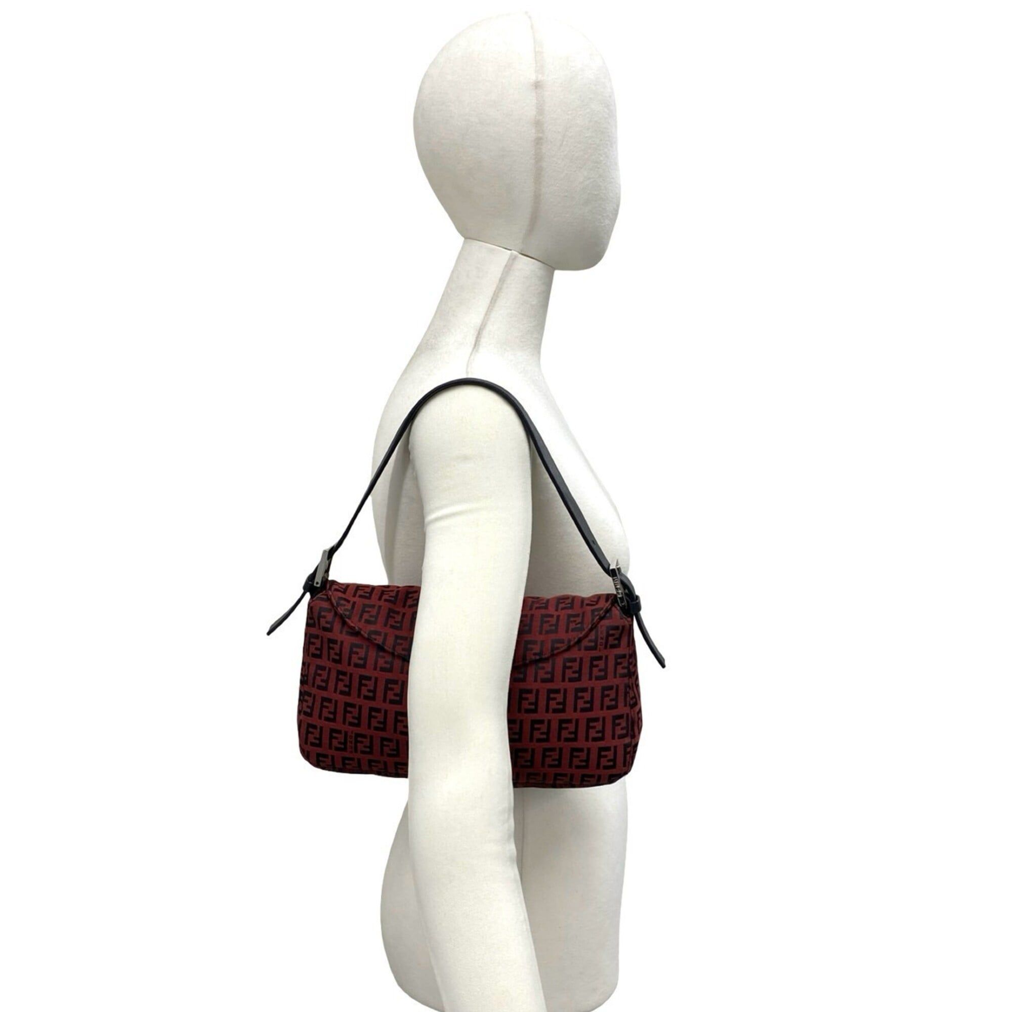 Canvas Leather Shoulder Bag (Pre-Owned) - Fendi - Modalova