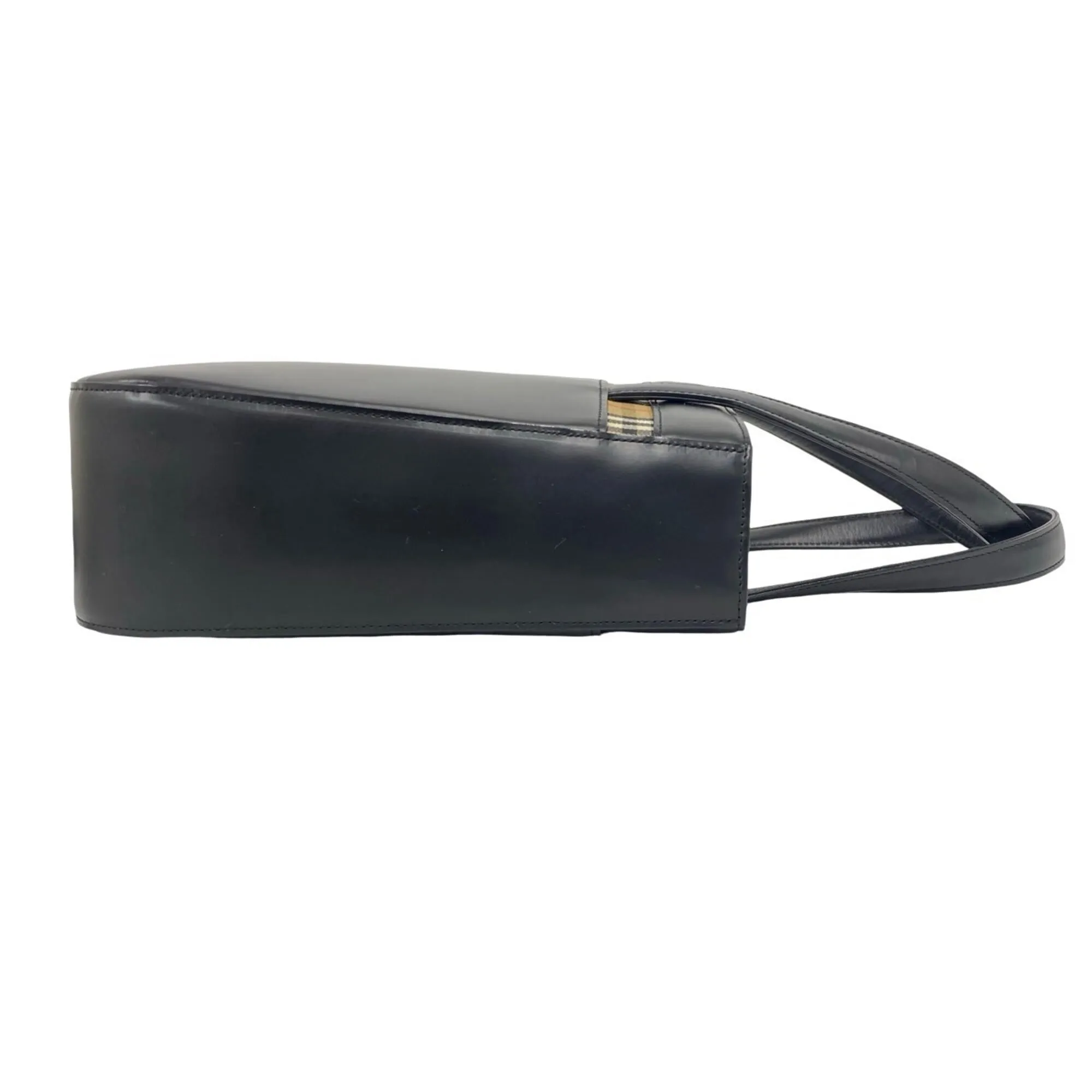 Leather Canvas Handbag (Pre-Owned) - Burberry - Modalova
