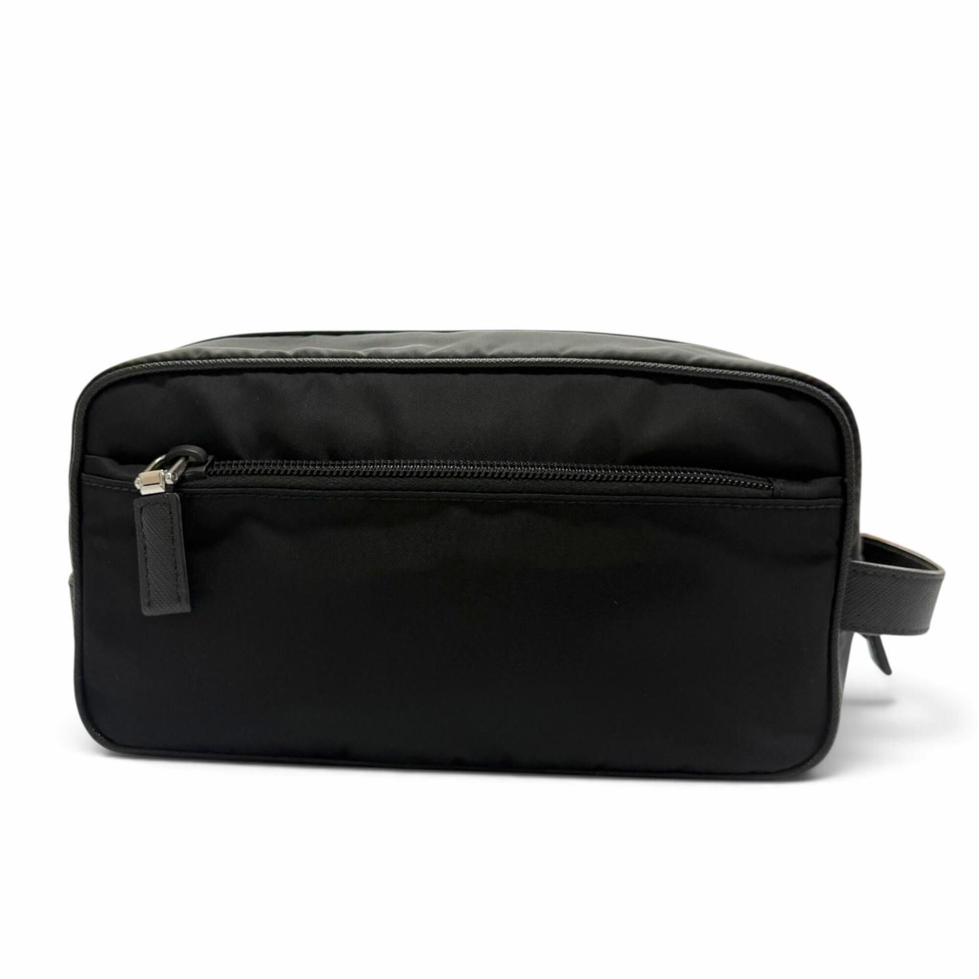 Nylon Leather Clutch Bag (Pre-Owned) - Prada - Modalova