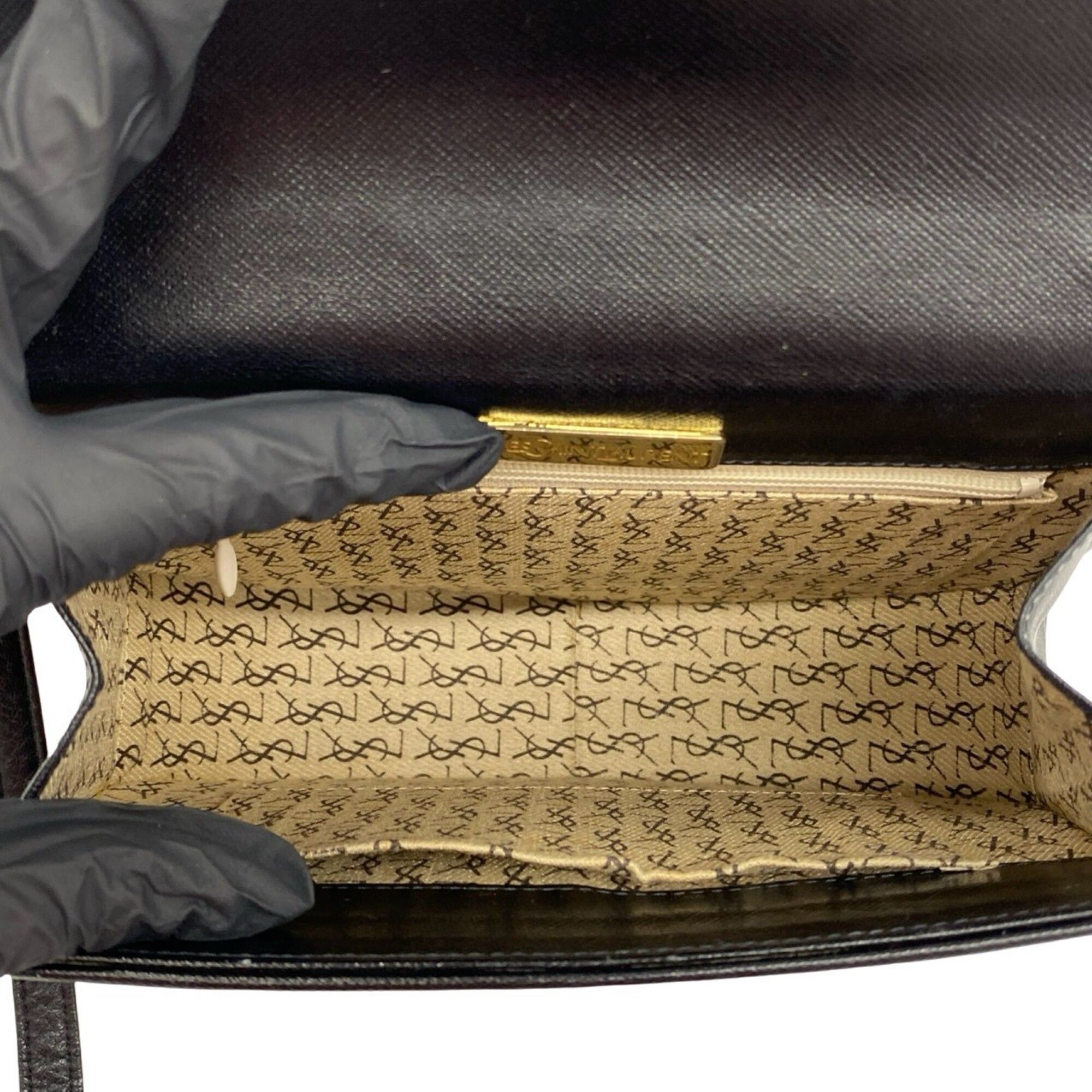 Leather Pochette Shoulder Bag (Pre-Owned) - Yves Saint Laurent - Modalova