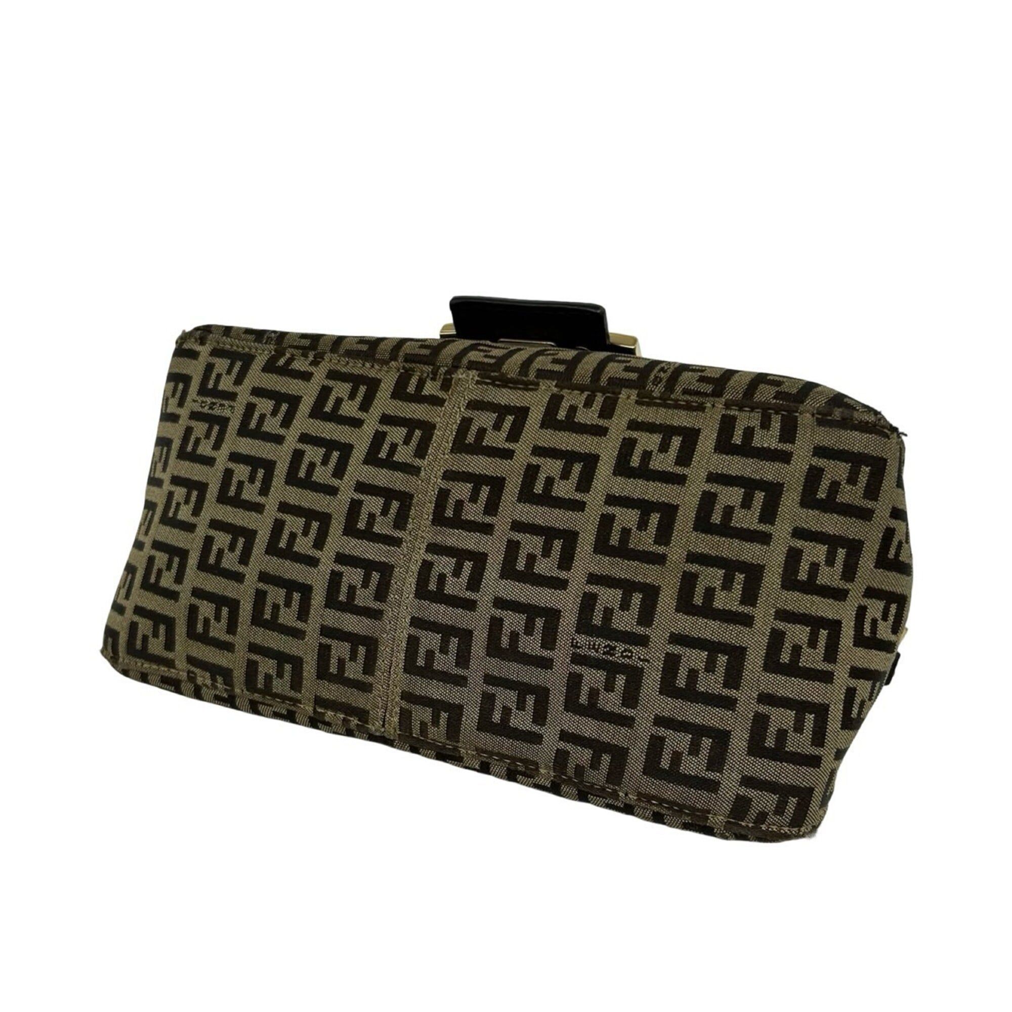 Canvas Leather Shoulder Bag (Pre-Owned) - Fendi - Modalova