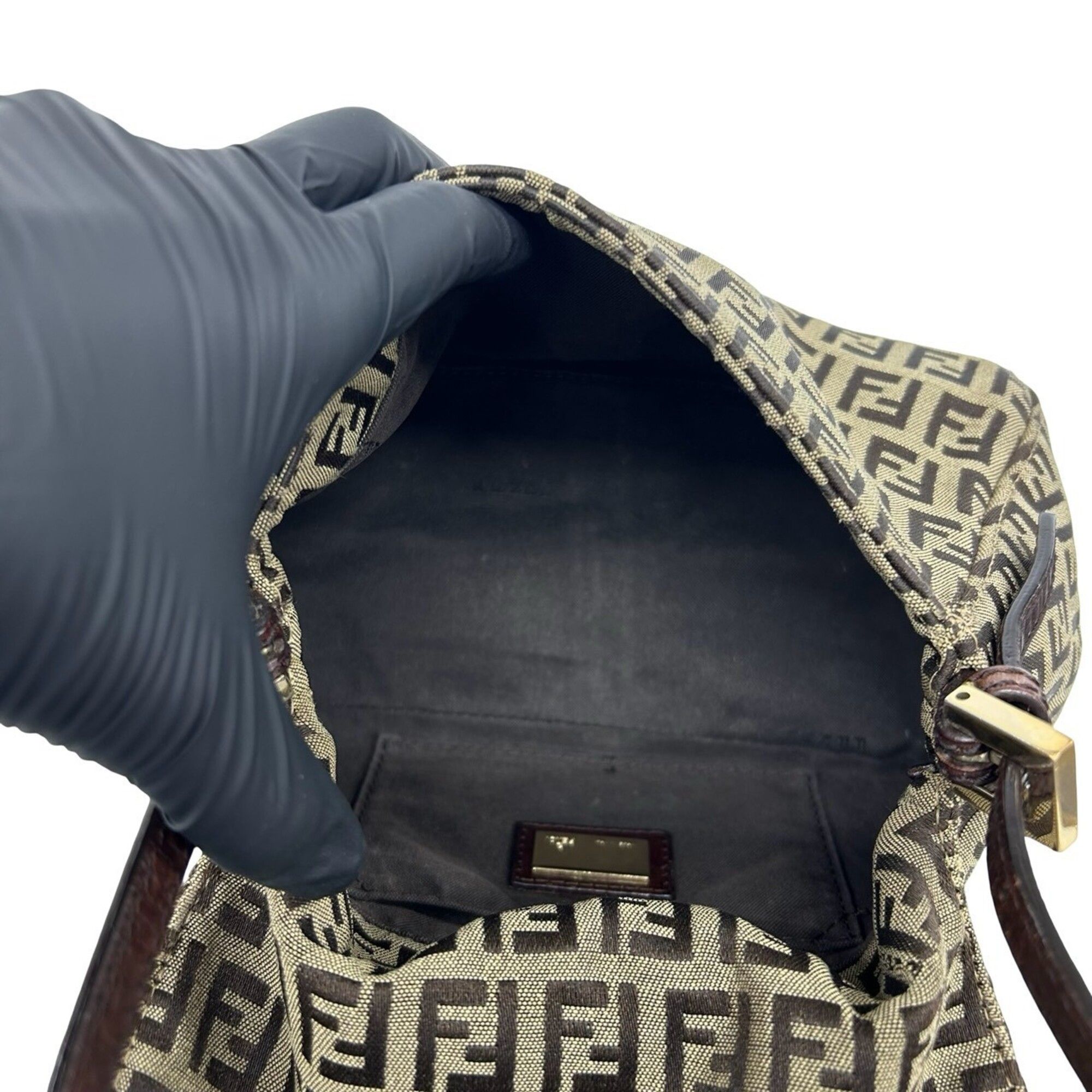 Canvas Leather Shoulder Bag (Pre-Owned) - Fendi - Modalova