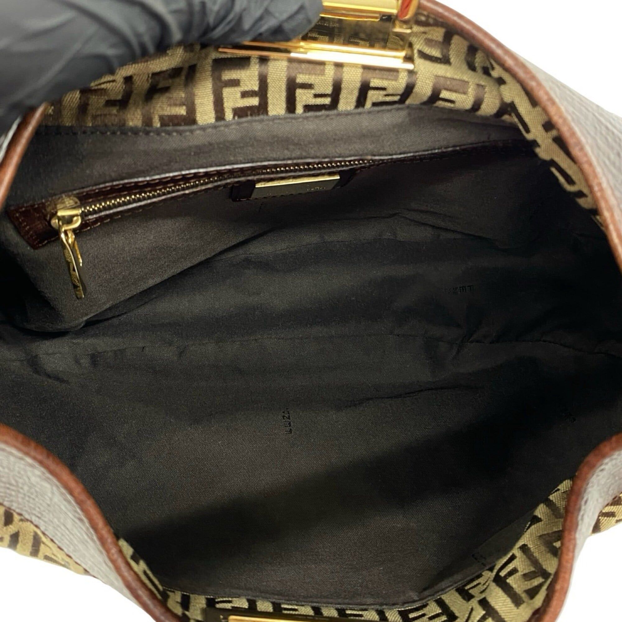 Leather Canvas Shoulder Bag (Pre-Owned) - Fendi - Modalova