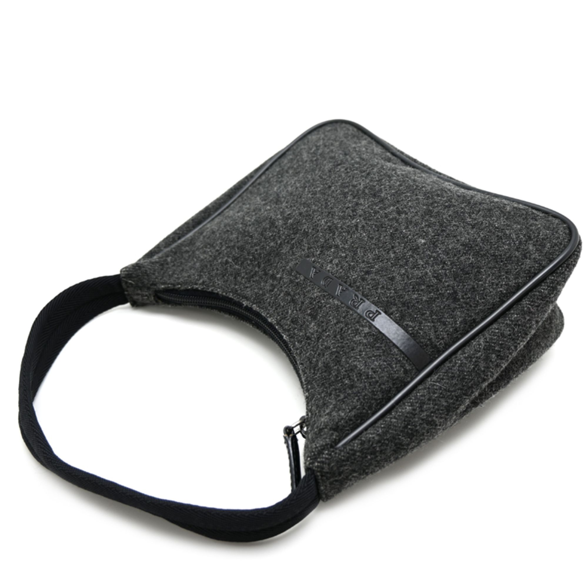 Prada Gray Wool Handbag (Pre-Owned) - Prada - Modalova