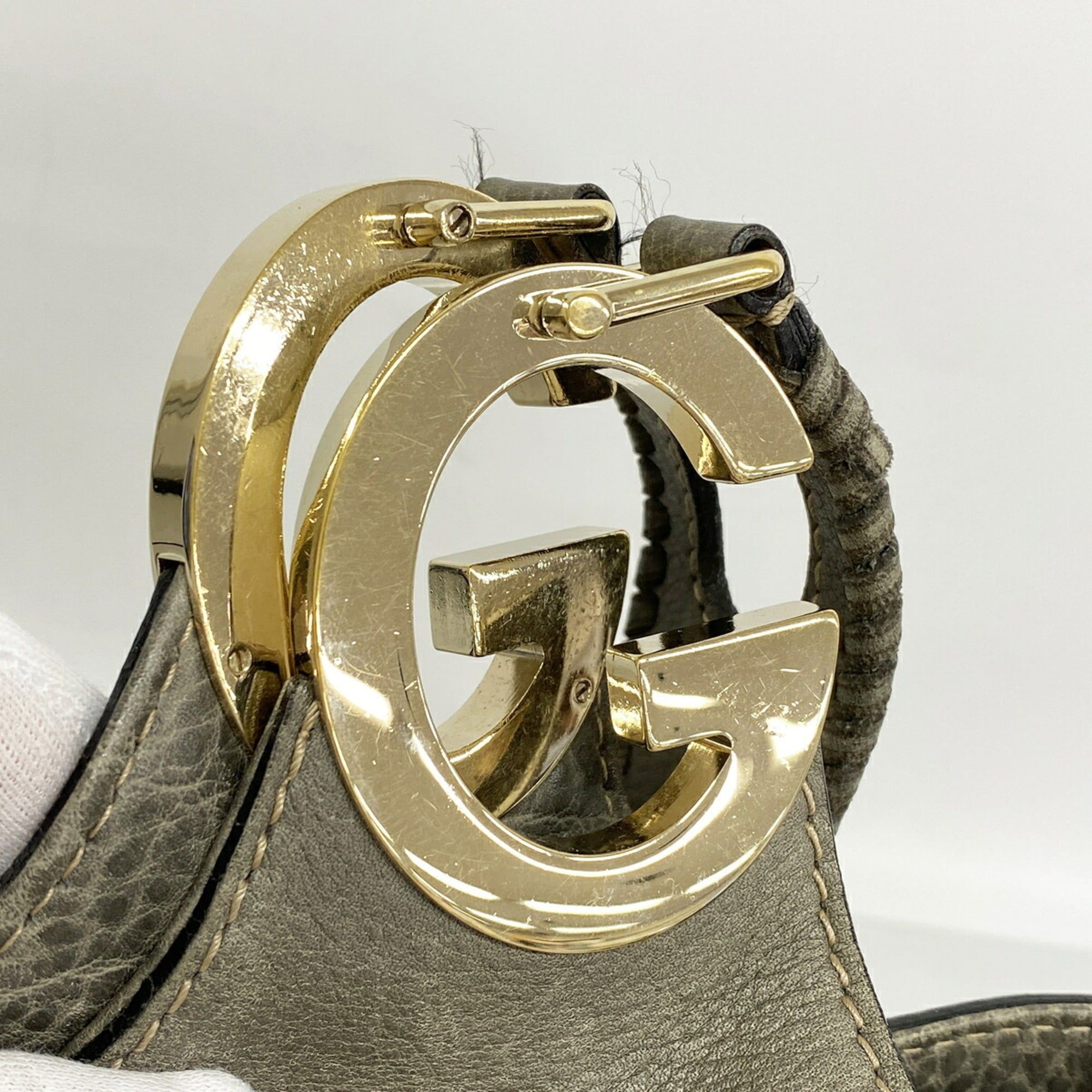 Leather Shoulder Bag (Pre-Owned) - Gucci - Modalova